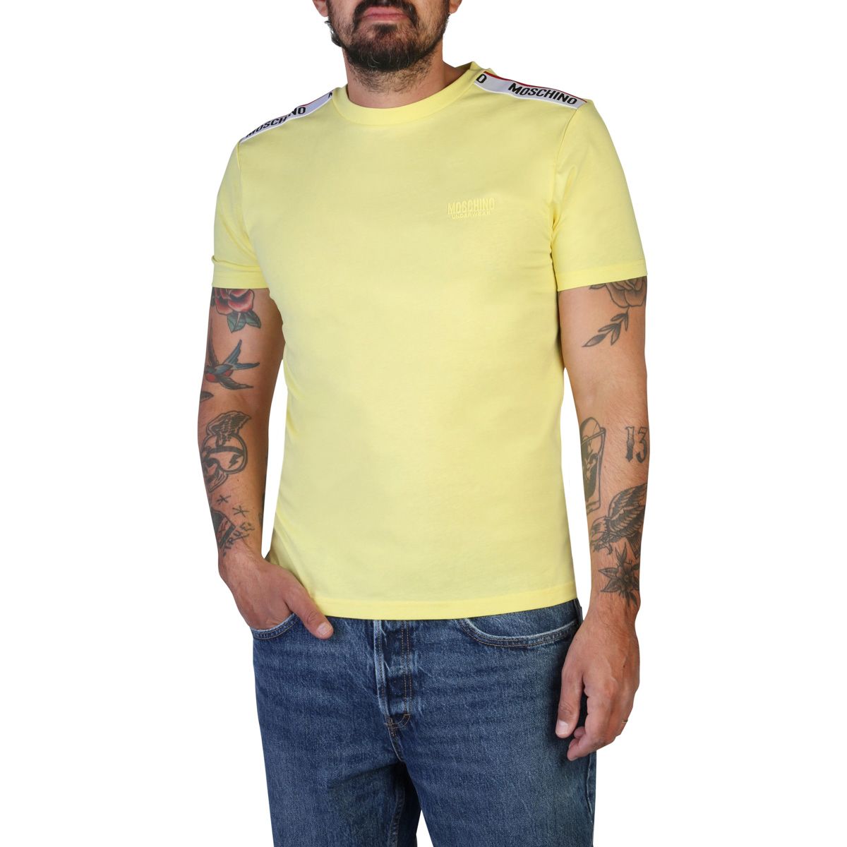 Moschino Men T-Shirt Yellow