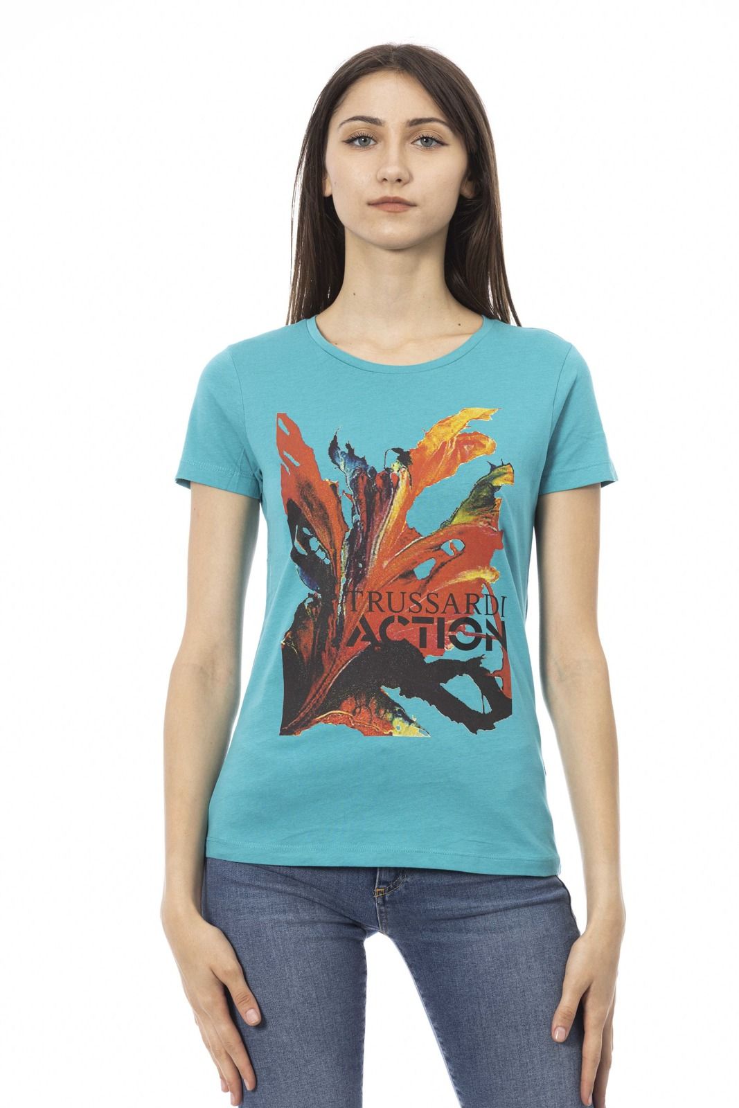 Trussardi Action Women T-Shirt Blue