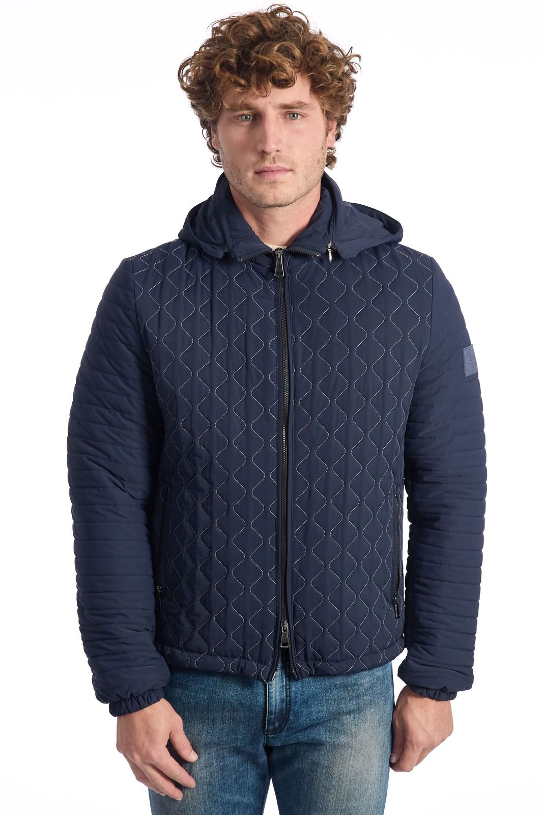 Roberto Pepe Luxury Men Jacket Blue