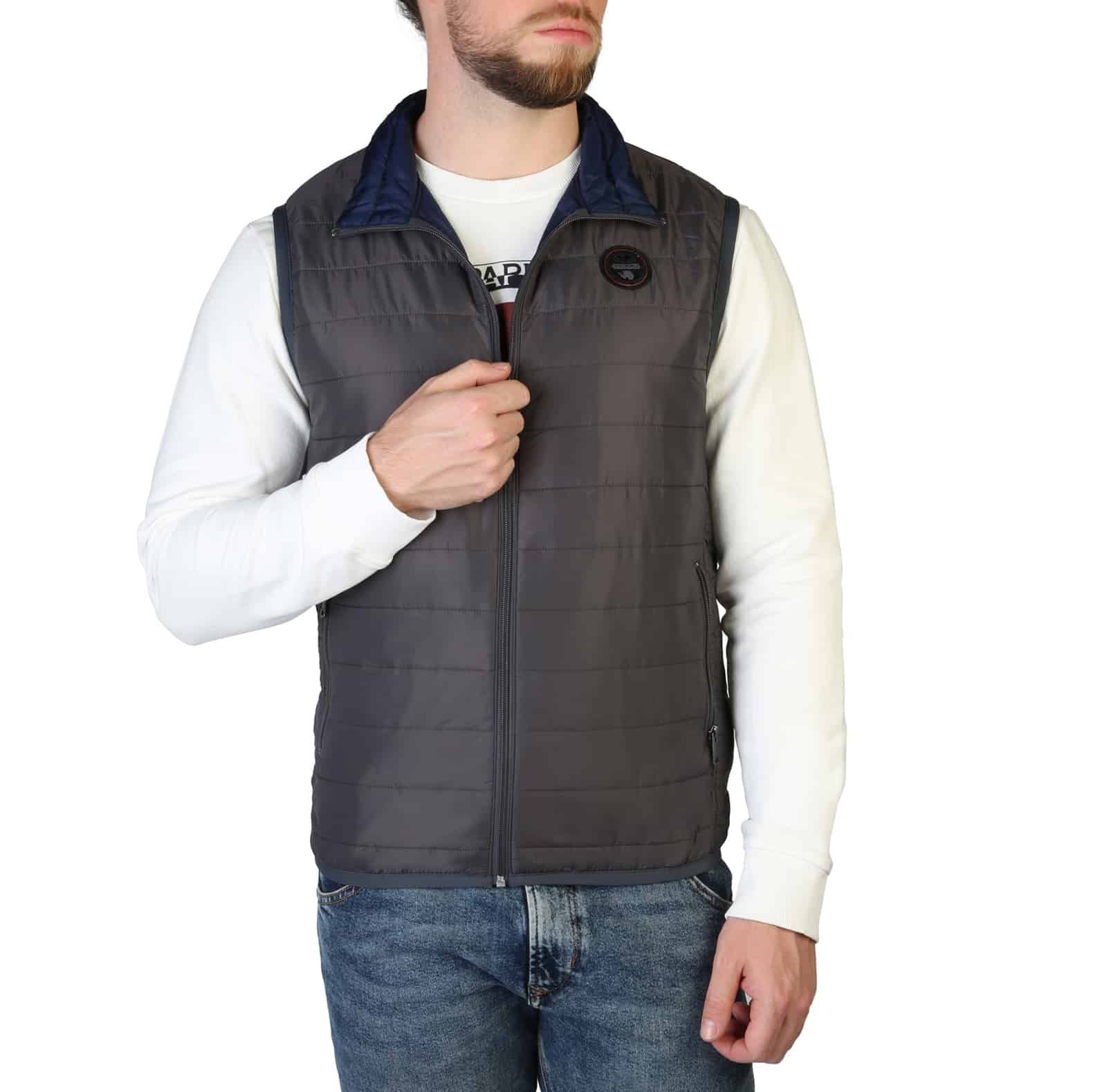 Napapijri Men Vest Grey