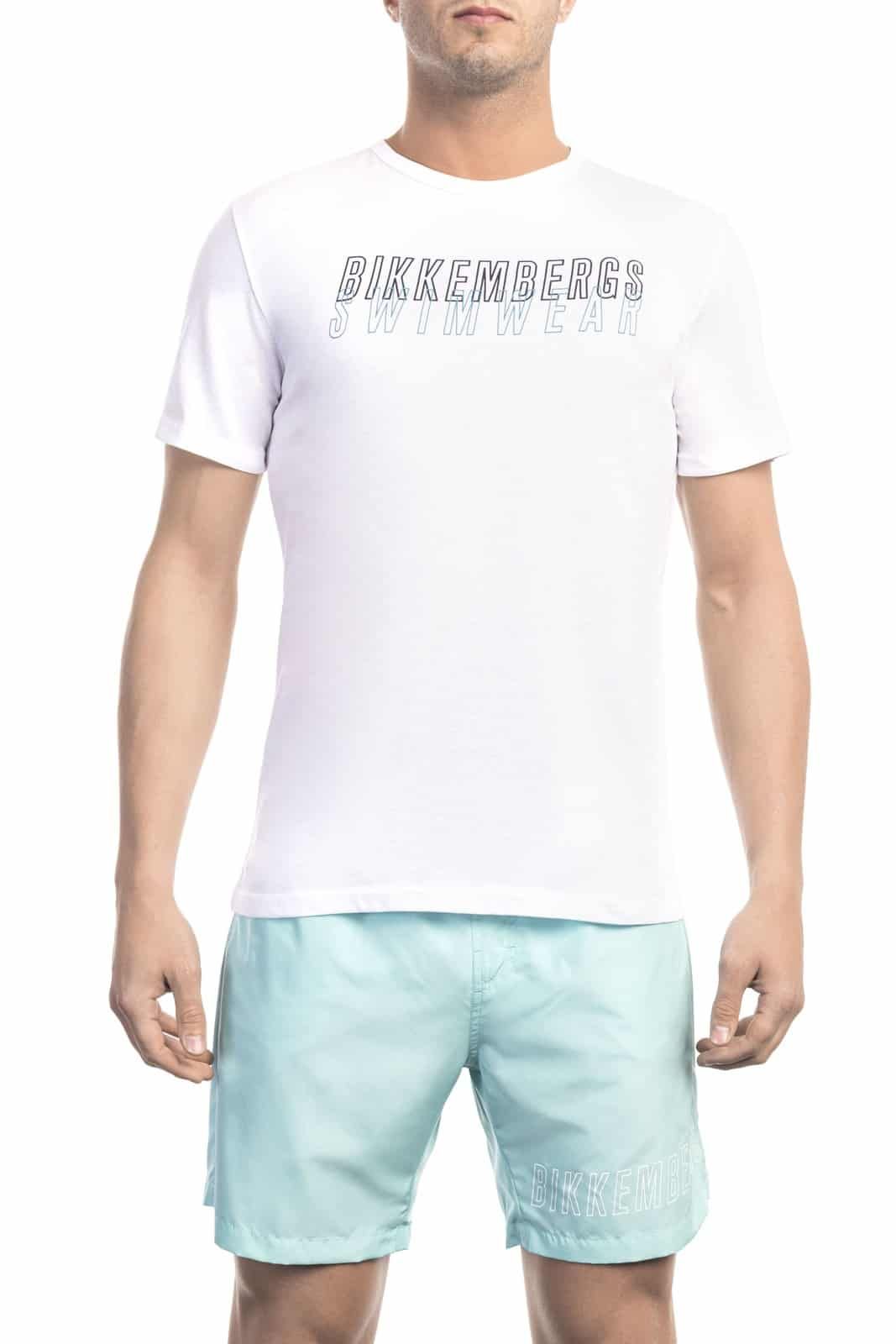 Bikkembergs Beachwear Men T-Shirt White
