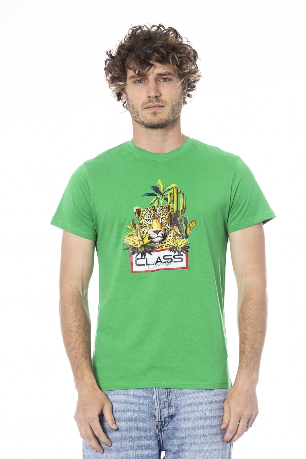 Cavalli Class Men T-Shirt Green