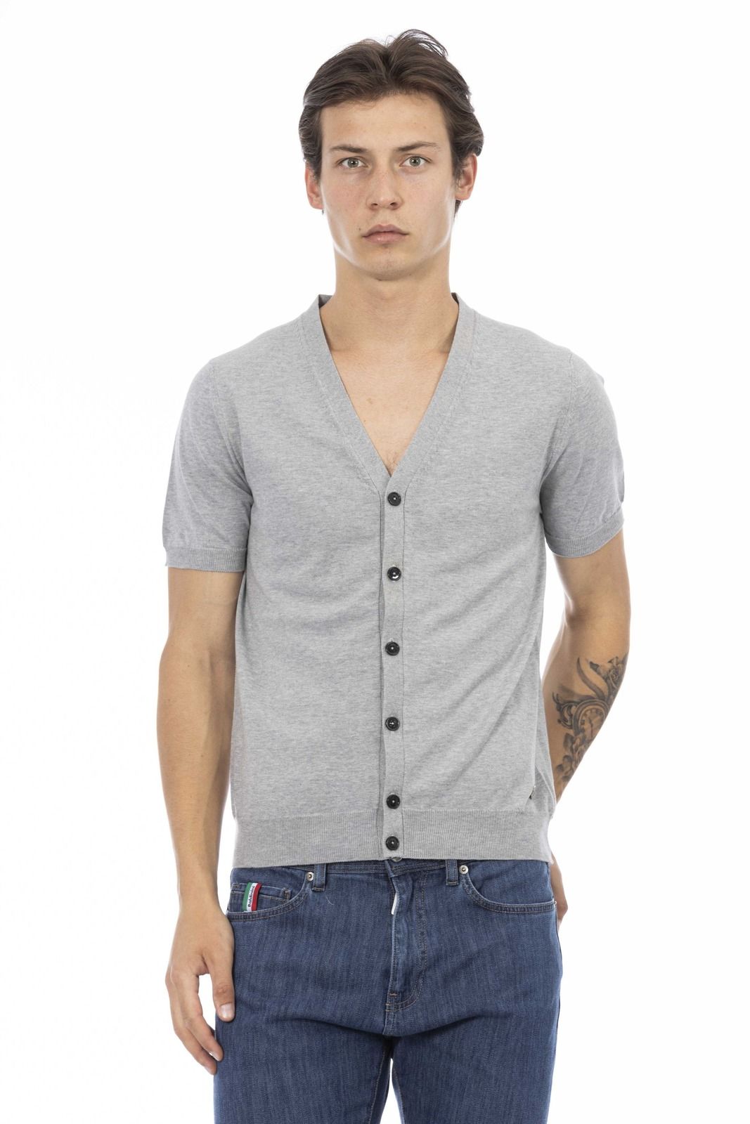 Baldinini Trend Men Sweater Grey
