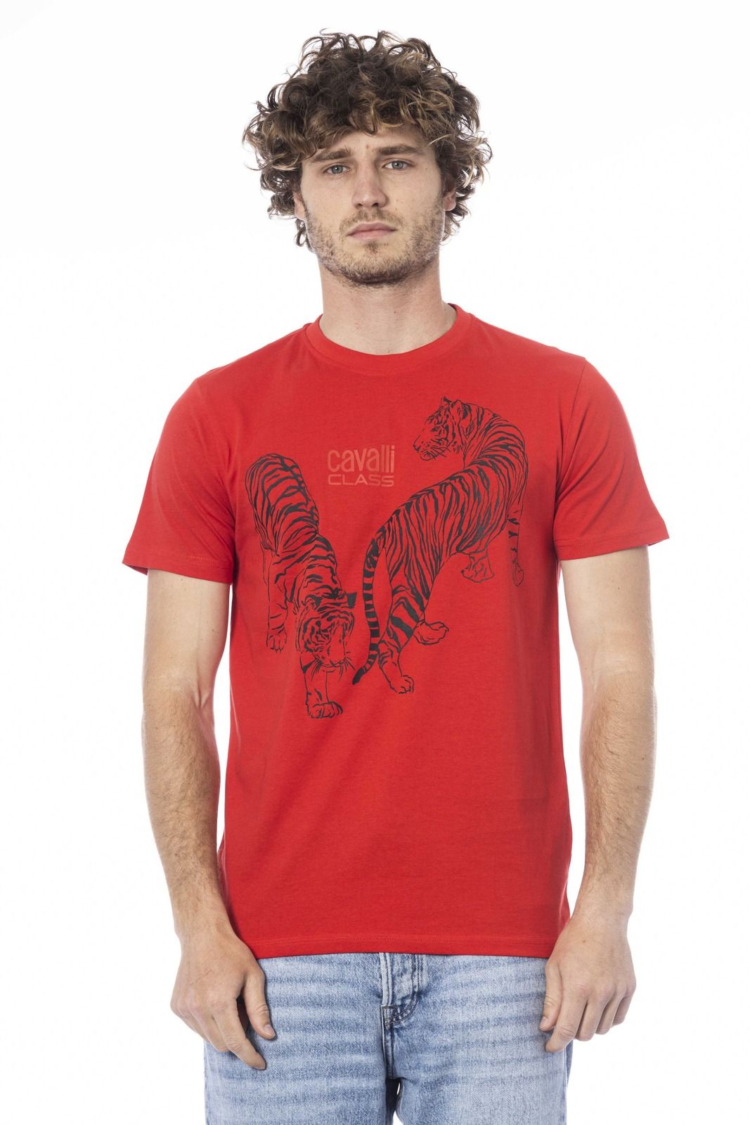 Cavalli Class Men T-Shirt Red