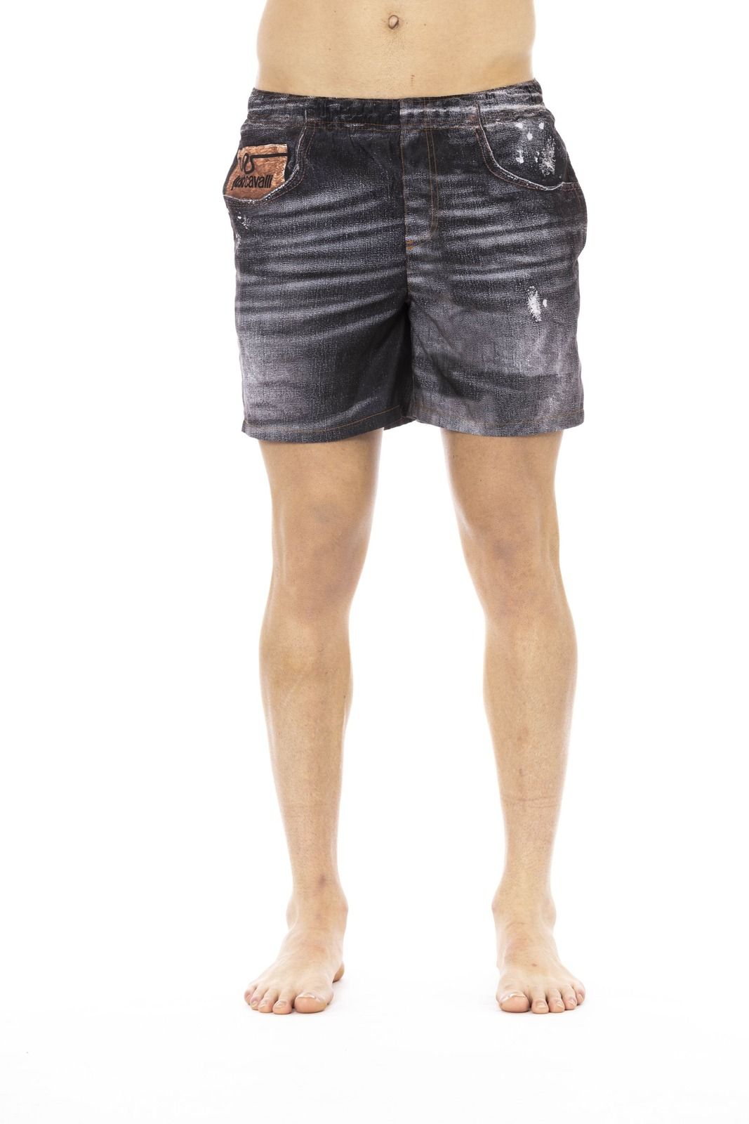 Just Cavalli Beachwear Men Swimwear Black