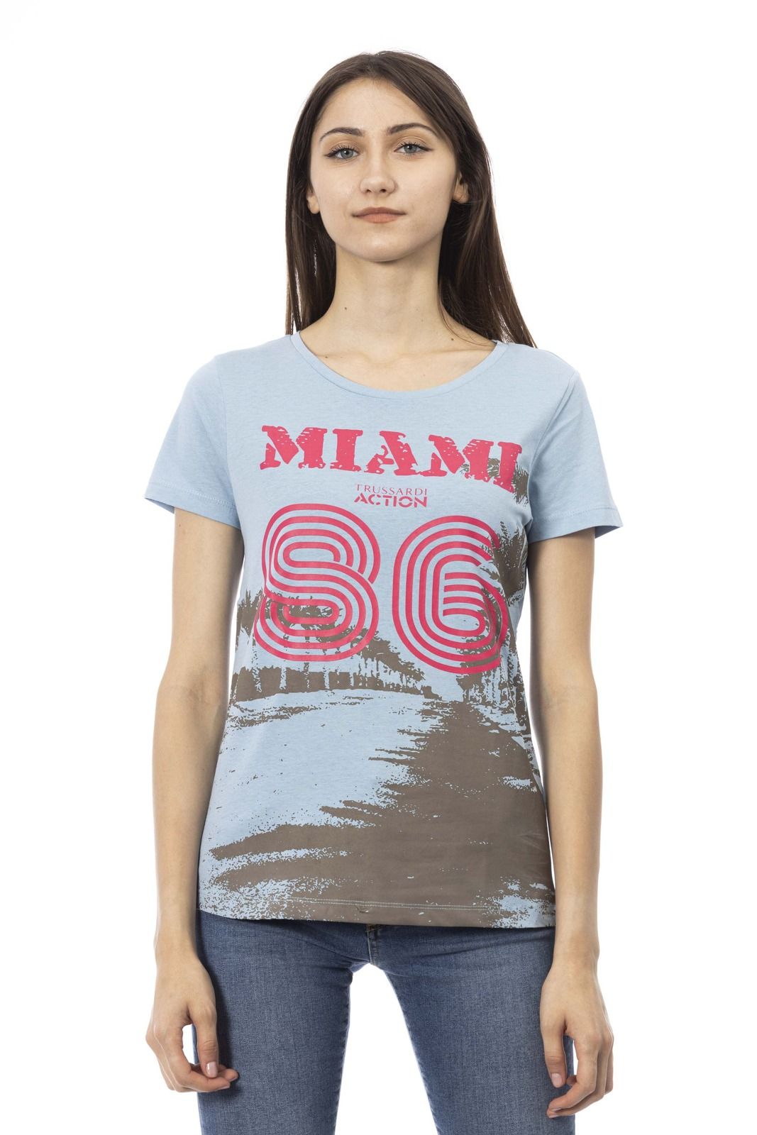 Trussardi Action Women T-Shirt Blue