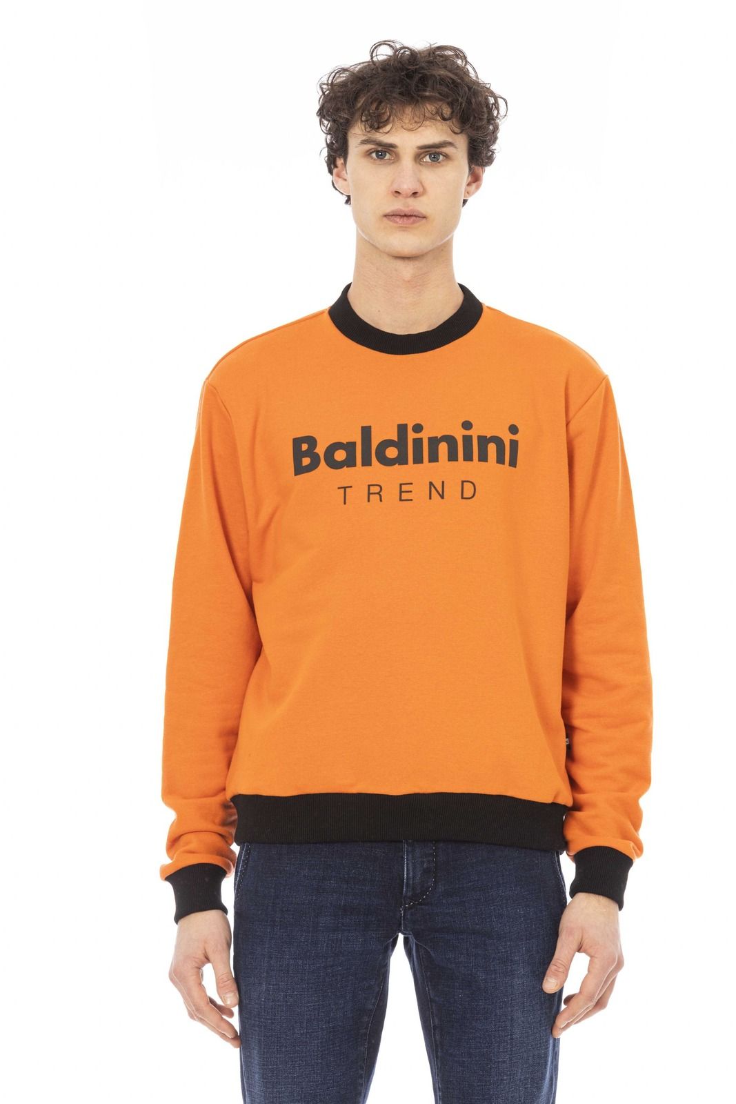 Baldinini Trend Men Sweatshirt Orange
