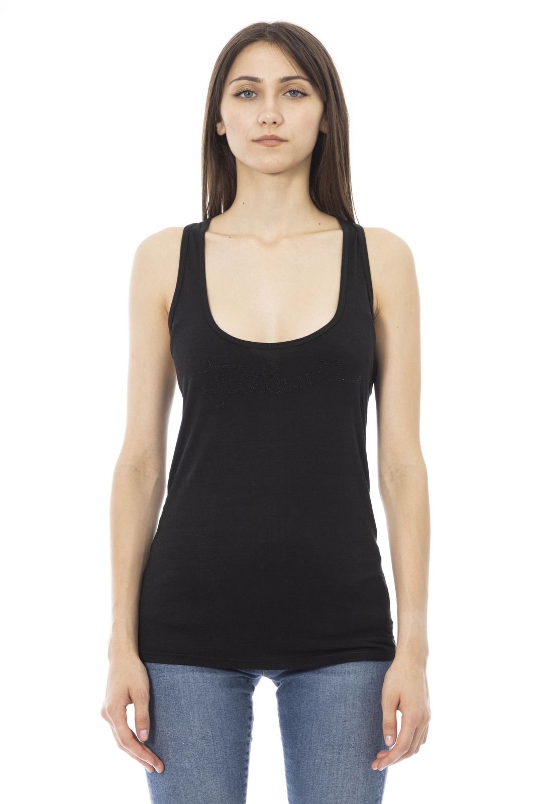 Just Cavalli Beachwear Women Top Black