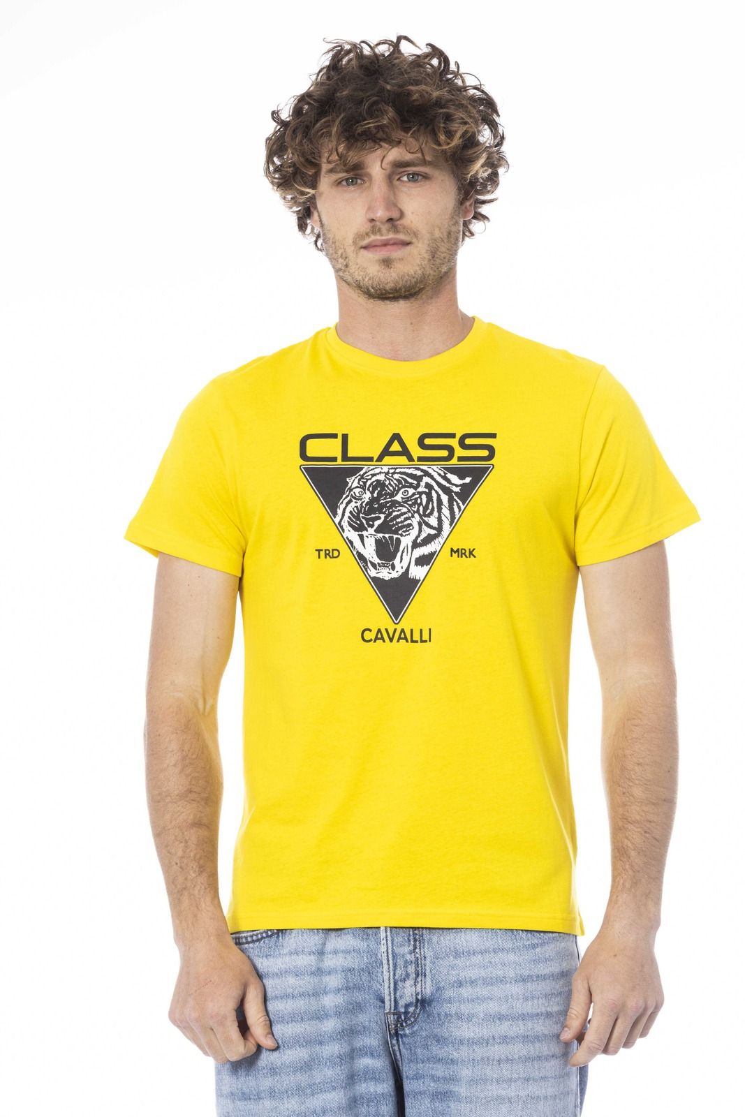 Cavalli Class Men T-Shirt Yellow