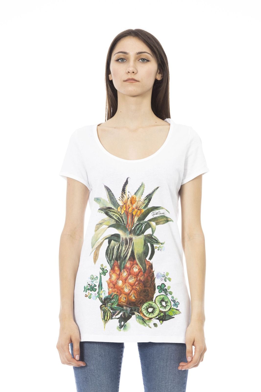 Just Cavalli Beachwear Women T-Shirt White