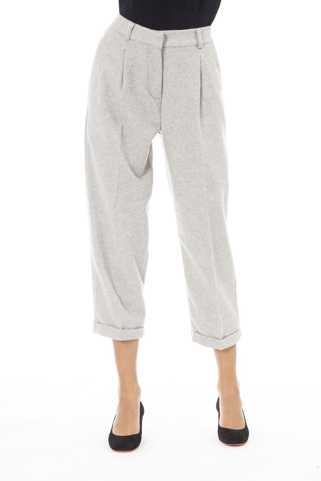 Alpha Studio Women Trousers Grey