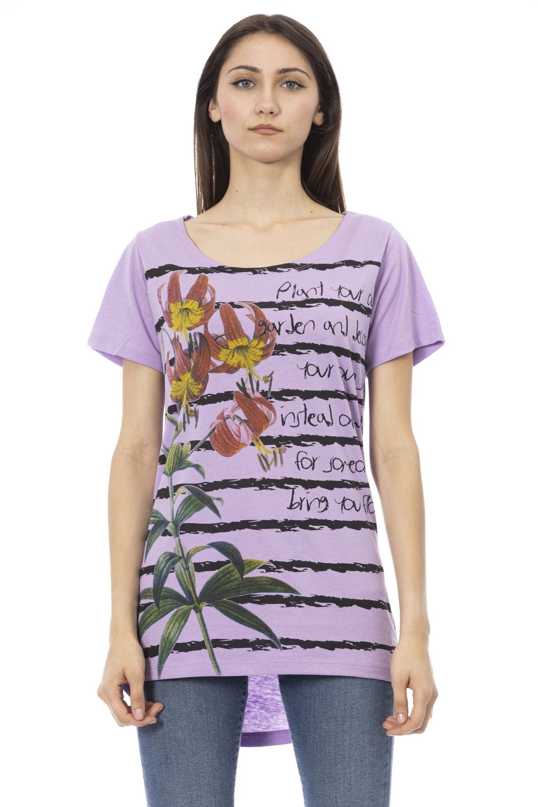 Trussardi Action Women T-Shirt Violet
