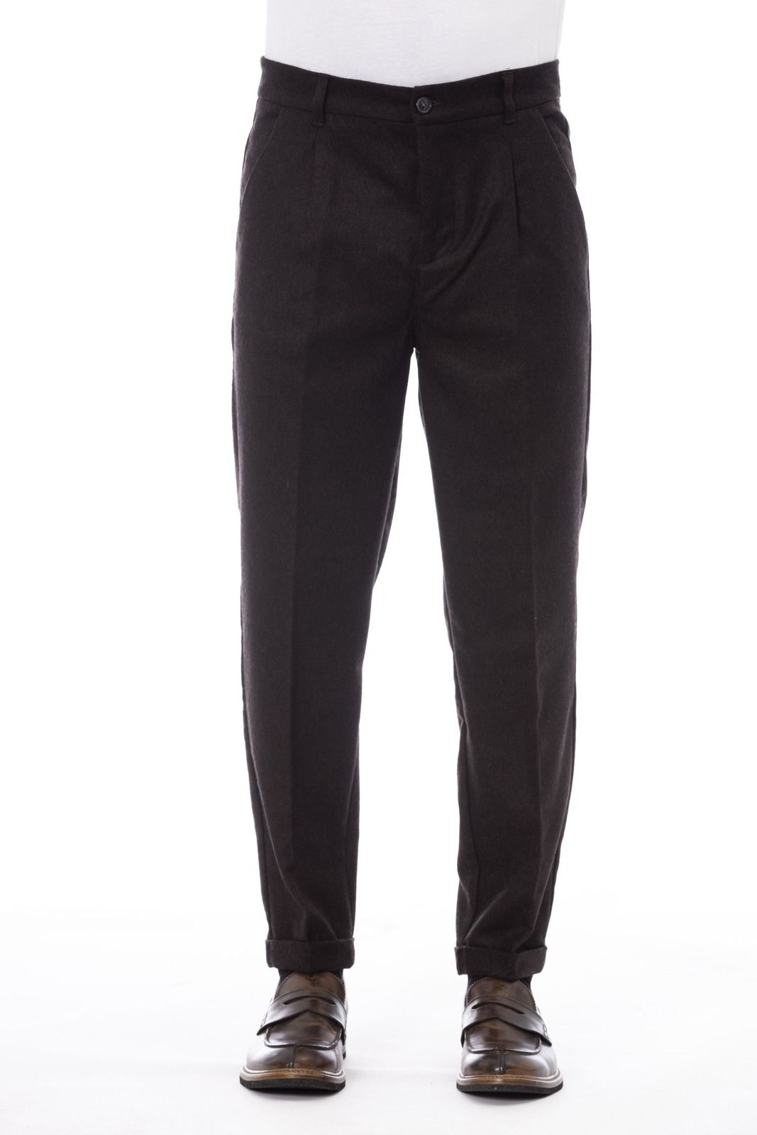 Alpha Studio Men Trousers Brown