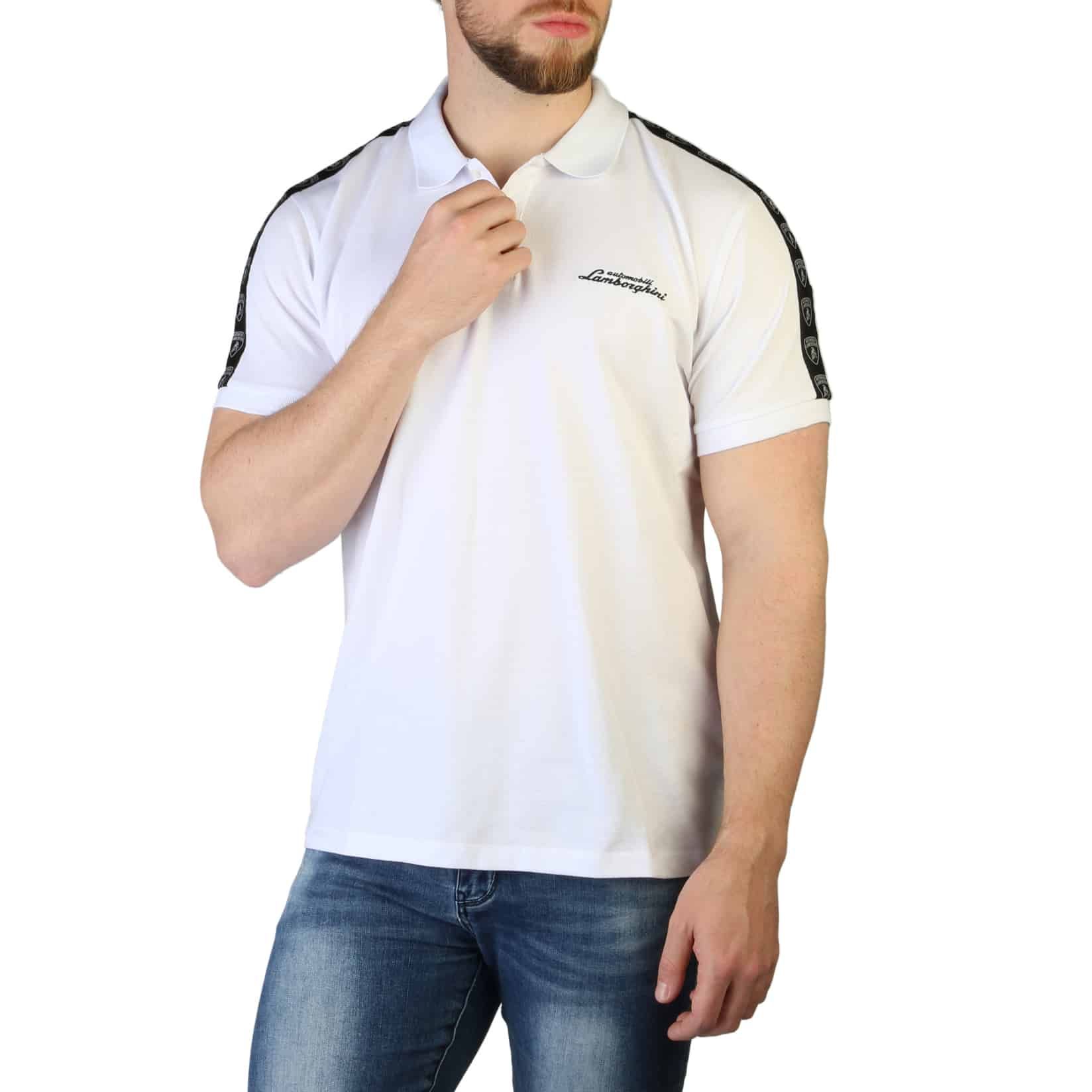 Lamborghini Men Polo White