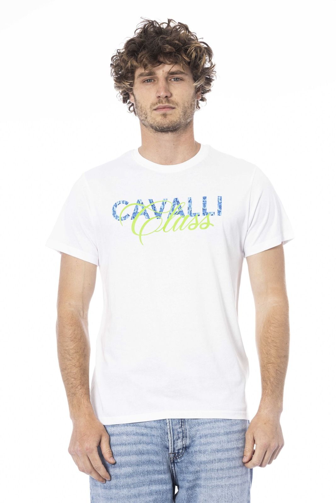 Cavalli Class Men T-Shirt White