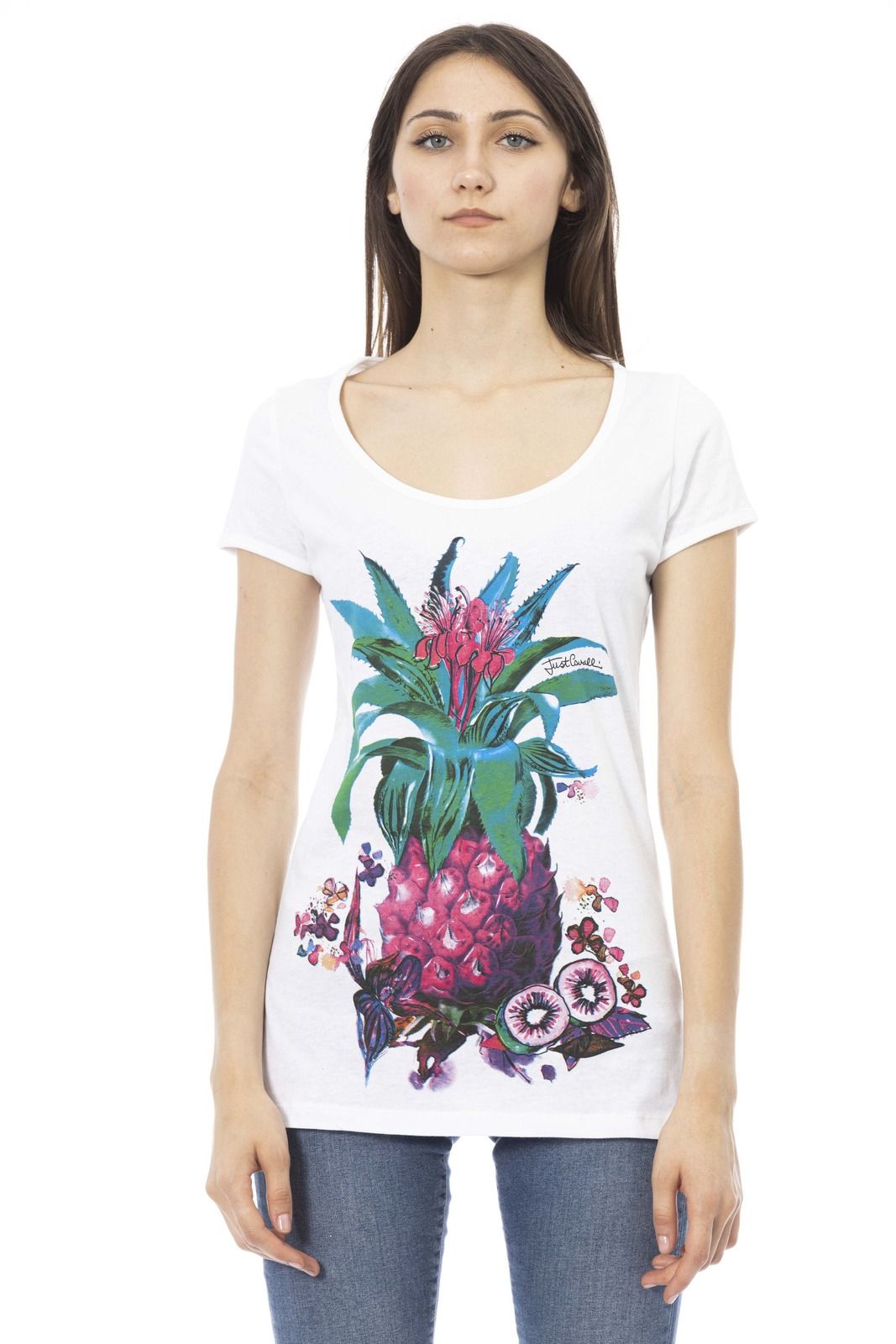 Just Cavalli Beachwear Women T-Shirt White