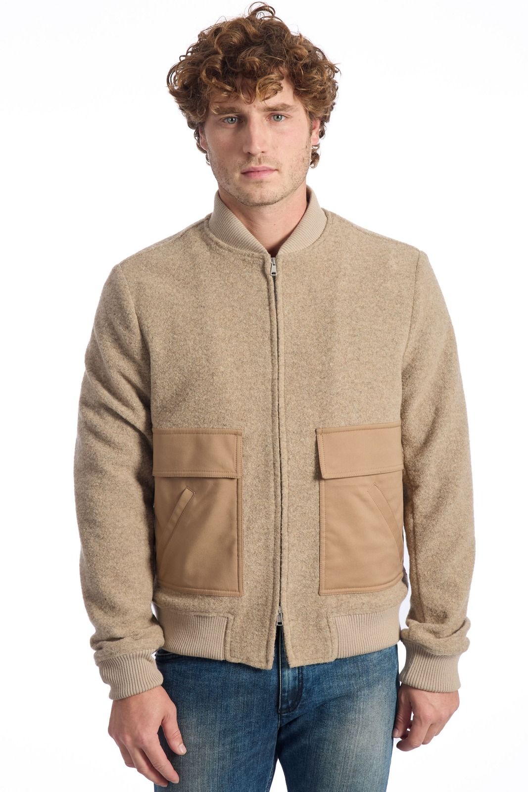 Roberto Pepe Luxury Men Jacket Brown