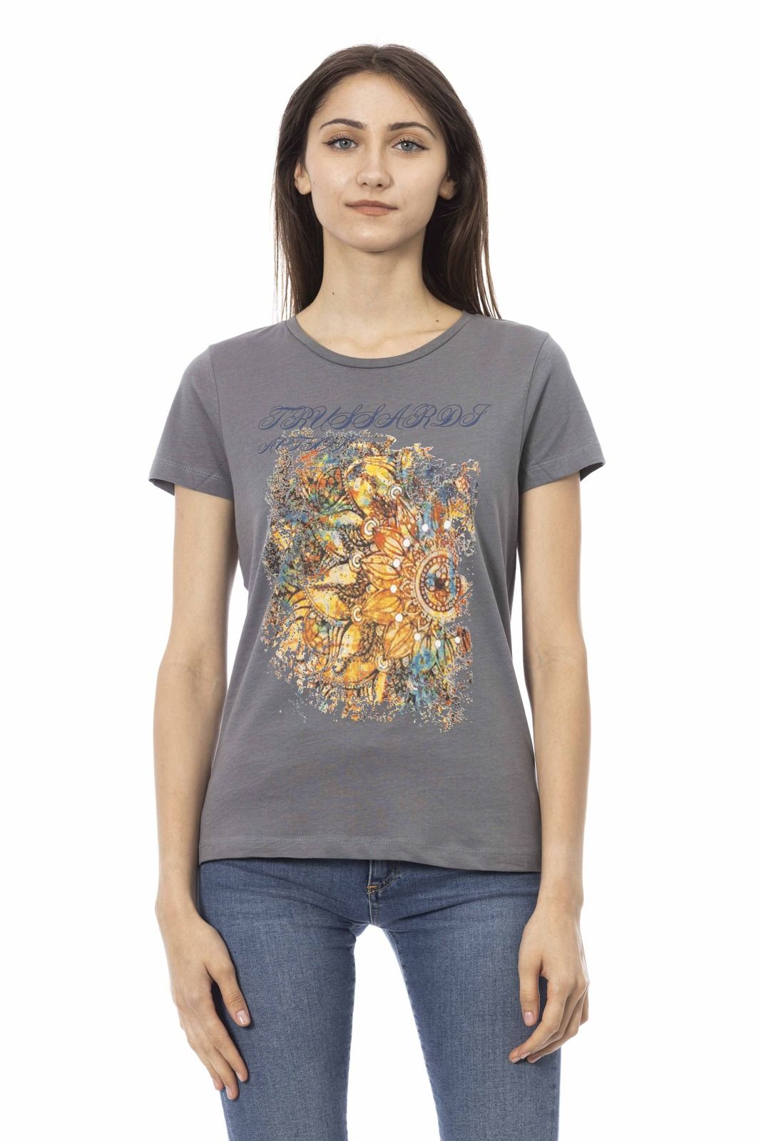 Trussardi Action Women T-Shirt Grey