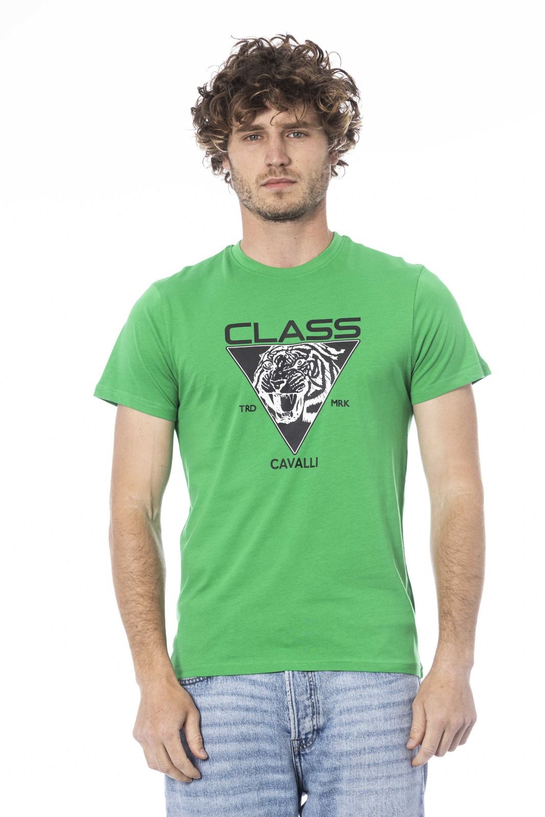 Cavalli Class Men T-Shirt Green