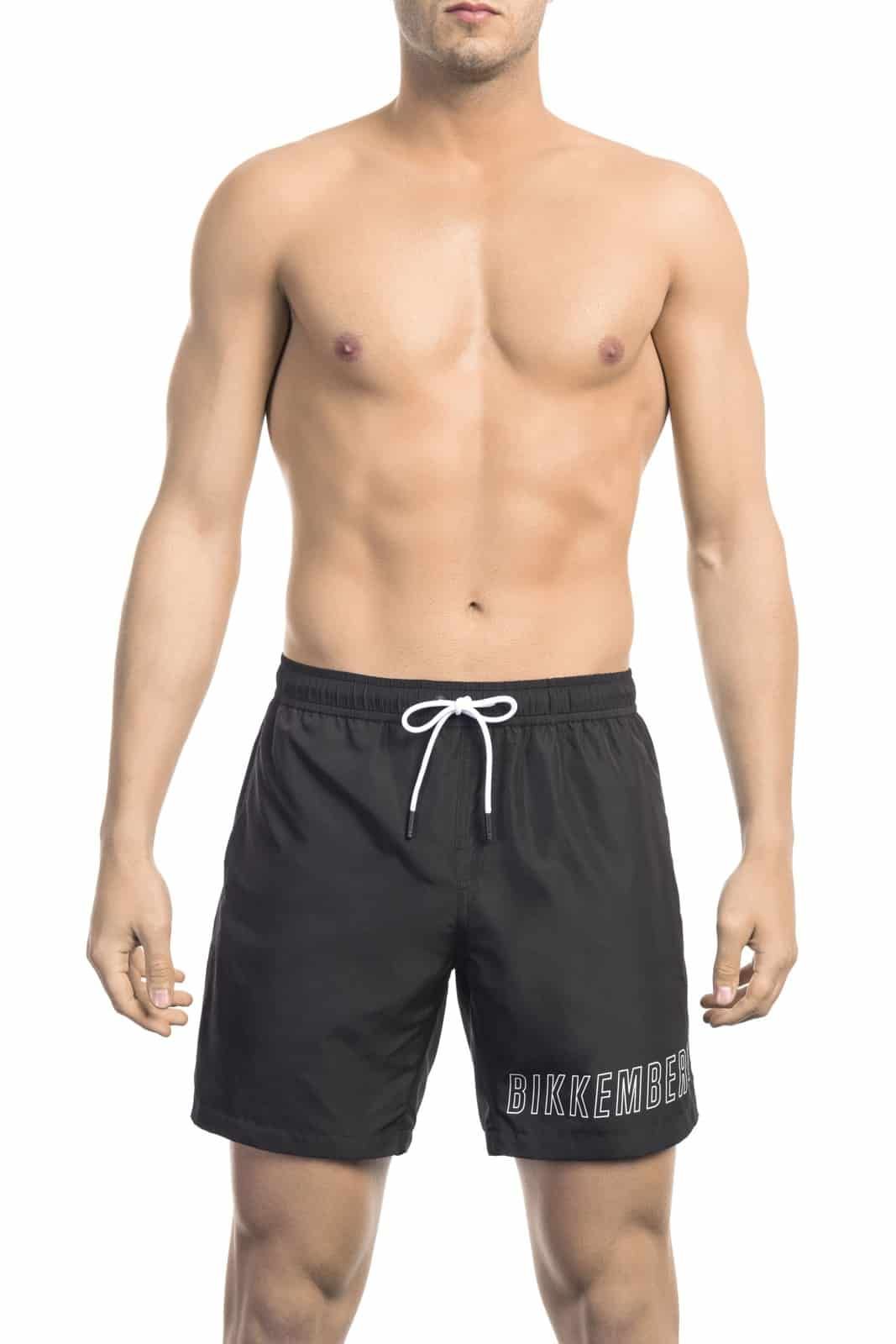 Bikkembergs Beachwear Men Swimwear Black