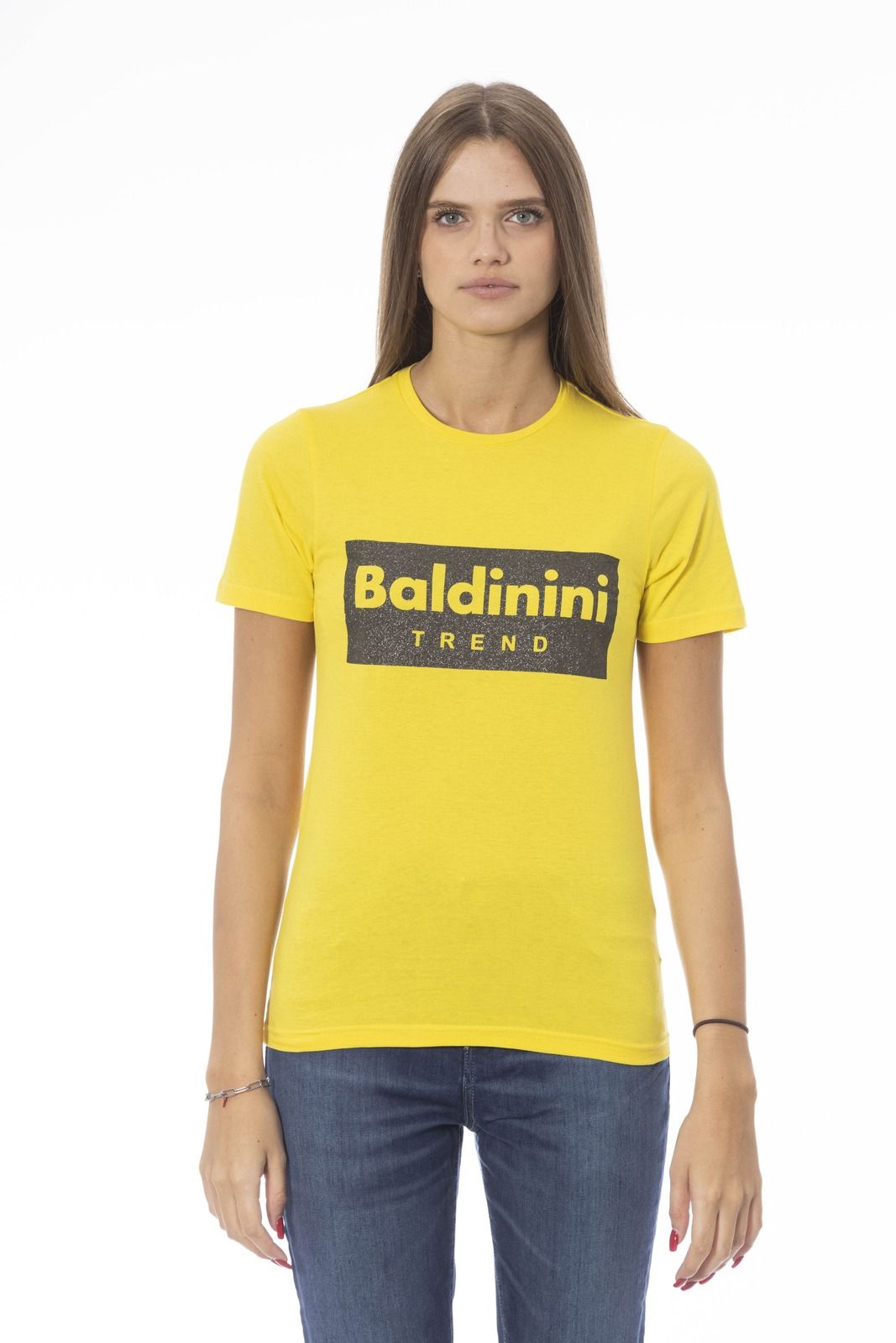 Baldinini Trend Women T-Shirt Yellow