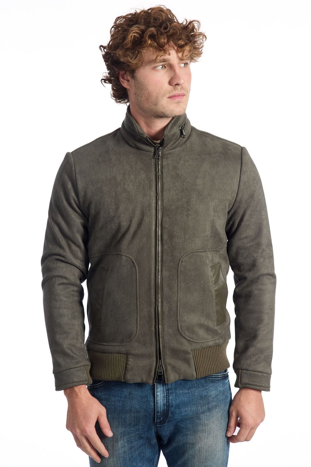 Roberto Pepe Luxury Men Jacket Green
