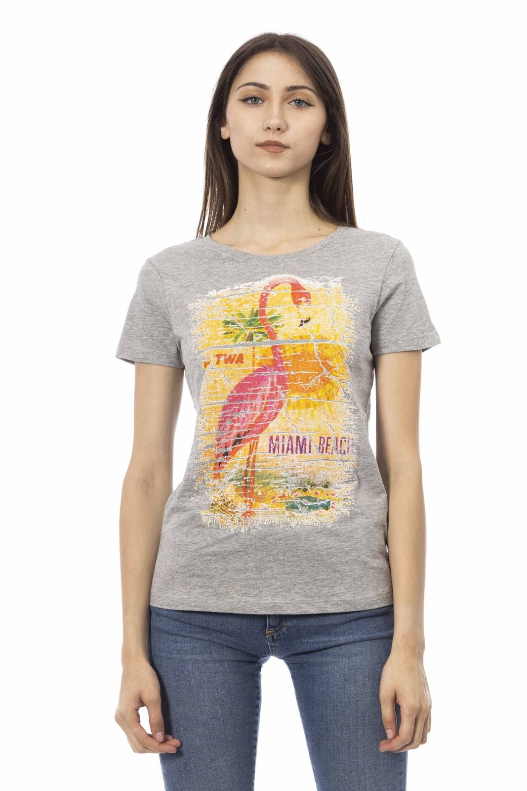 Trussardi Action Women T-Shirt Grey