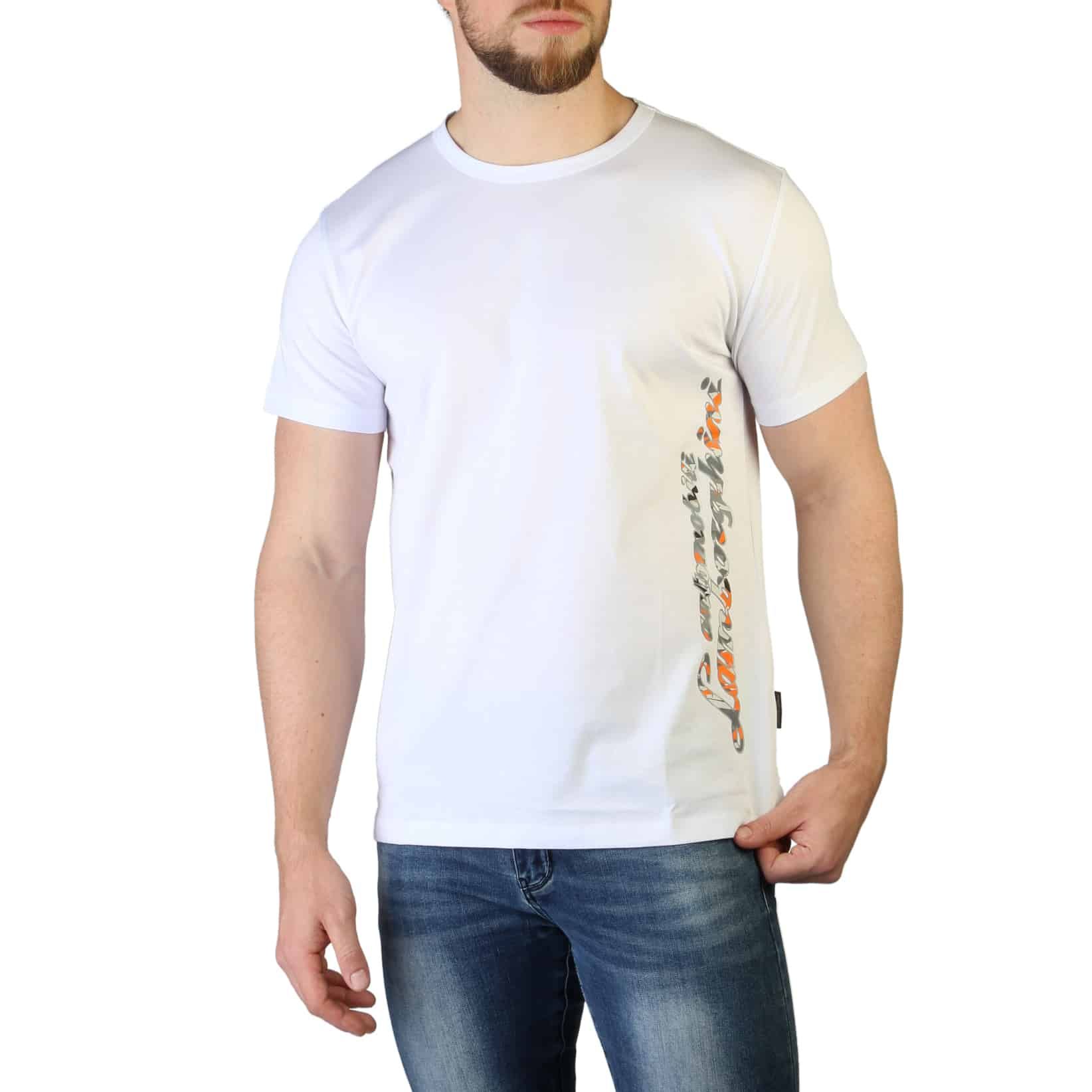 Lamborghini Men T-Shirt White