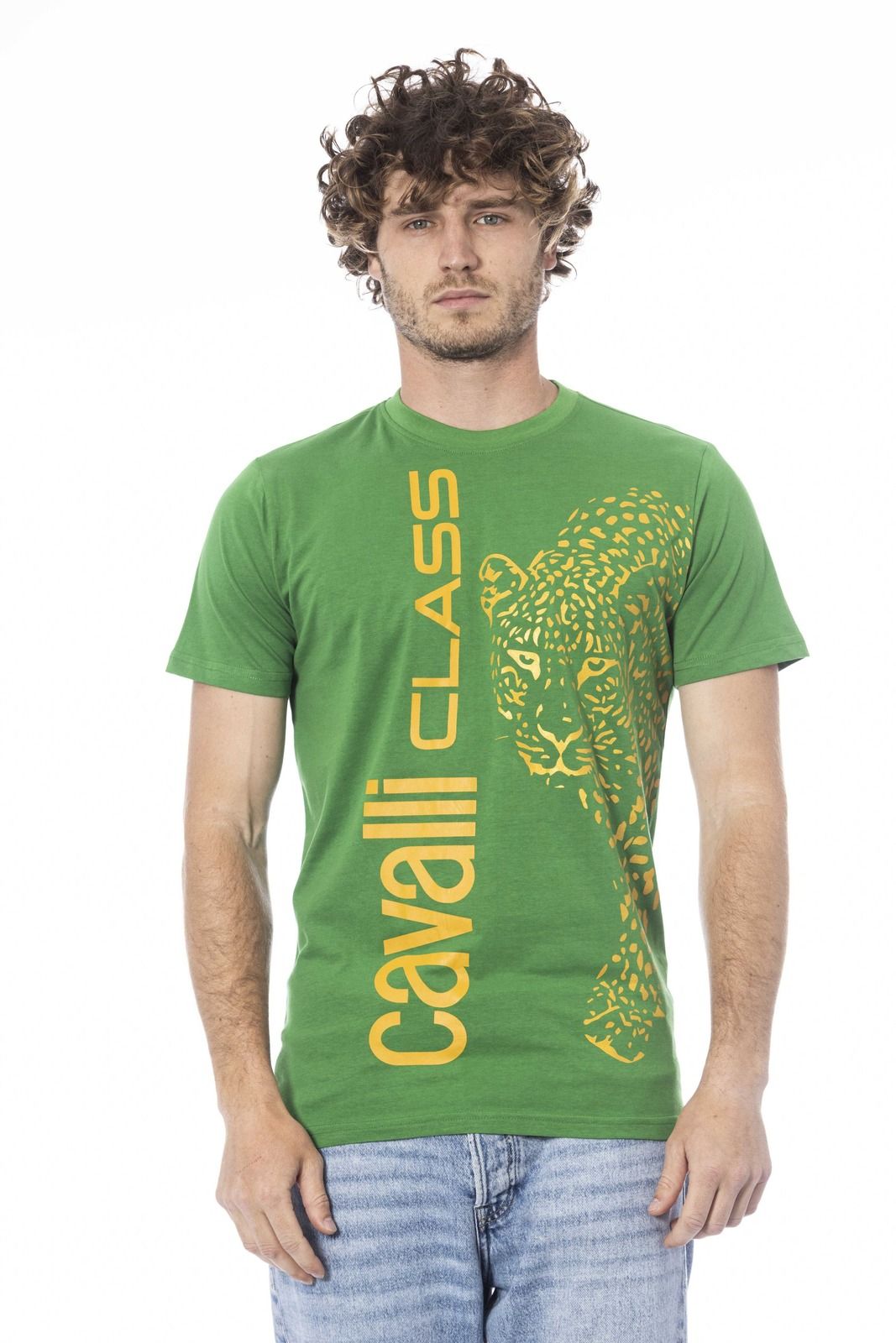 Cavalli Class Men T-Shirt Green