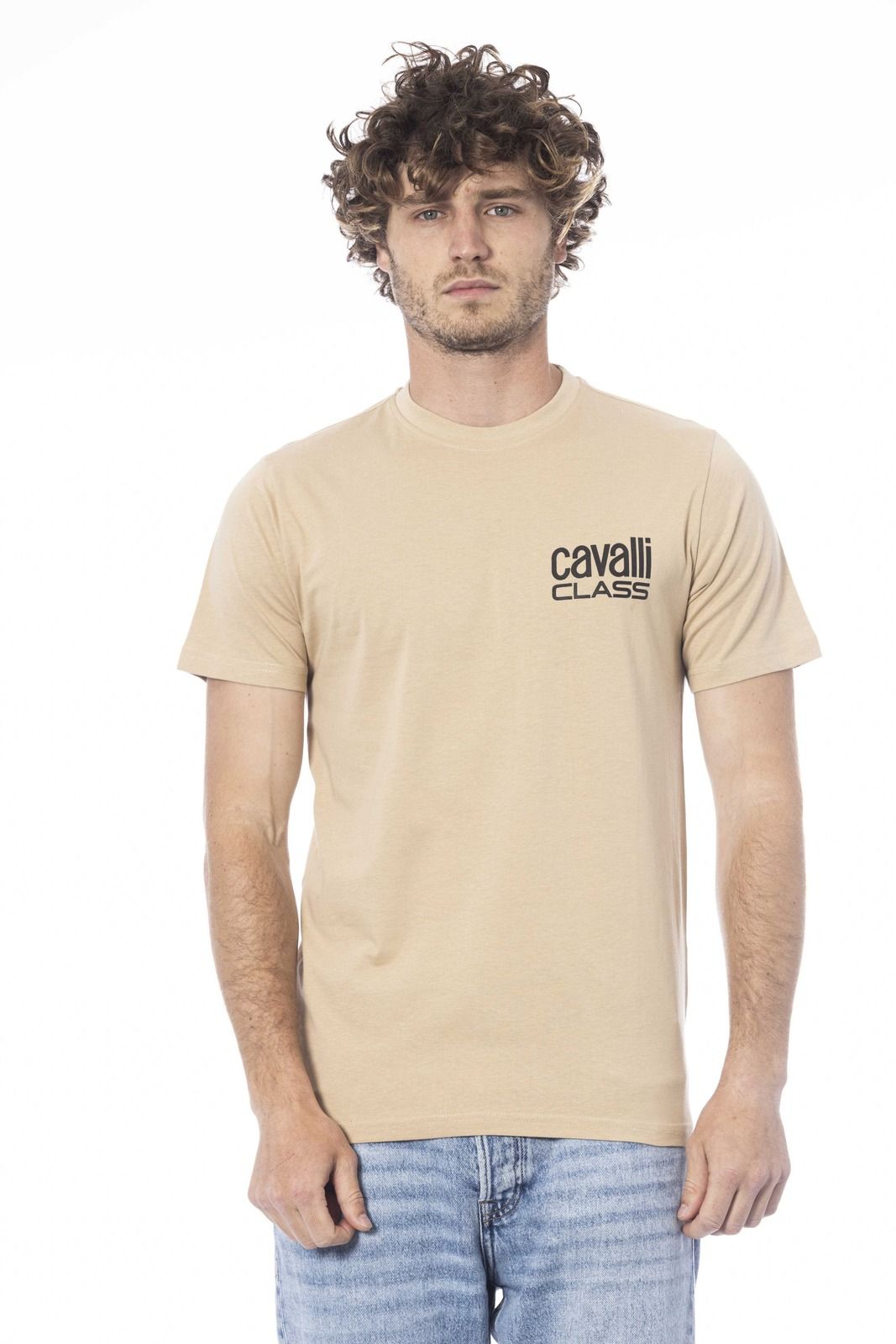 Cavalli Class Men T-Shirt Brown