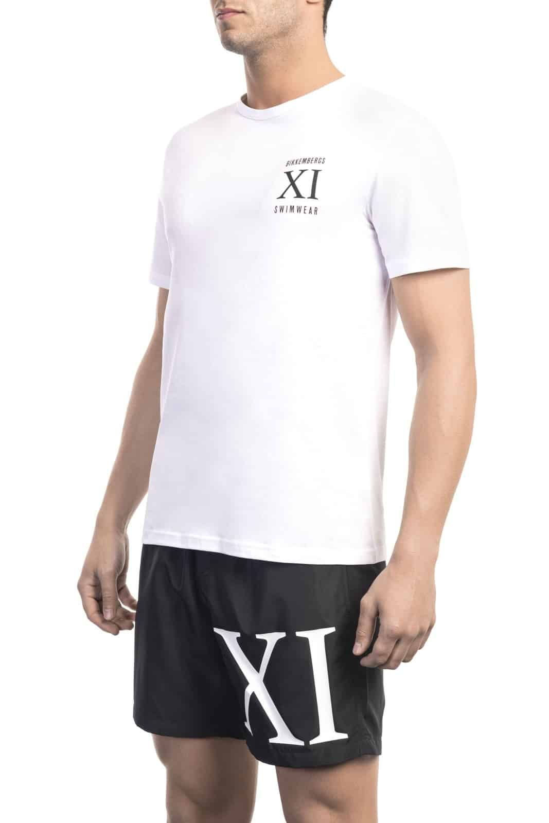 Bikkembergs Beachwear Men T-Shirt White