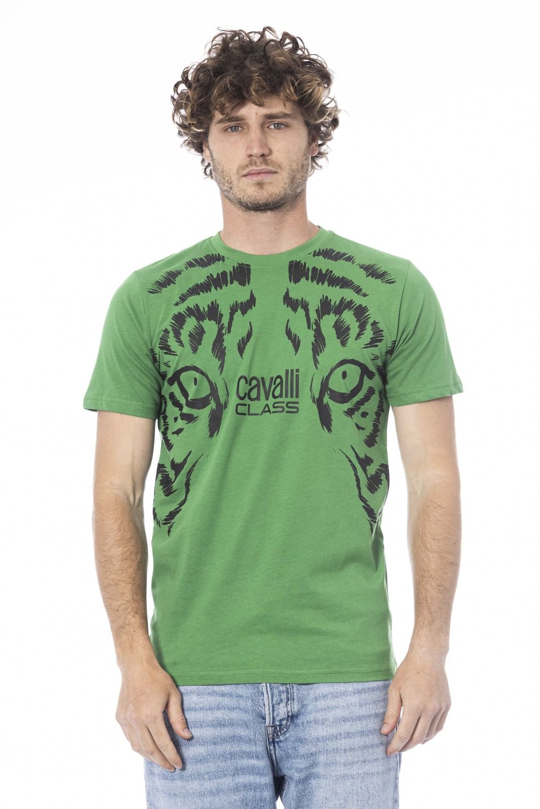 Cavalli Class Men T-Shirt Green