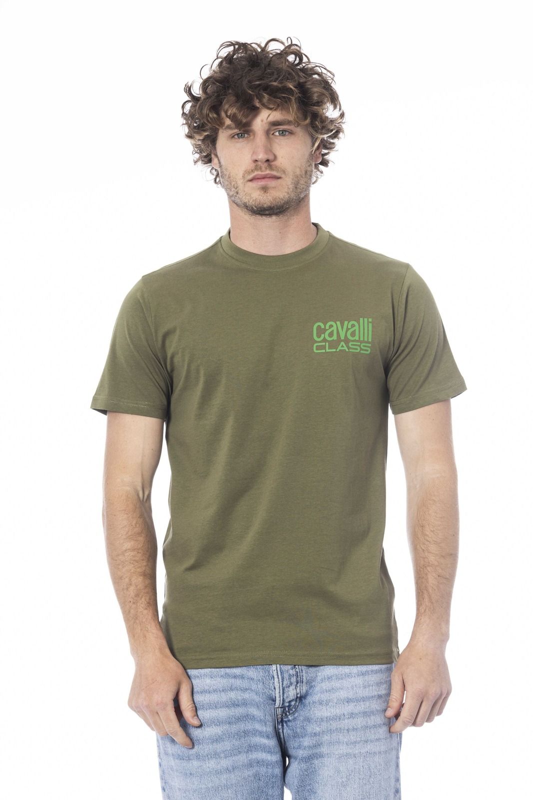 Cavalli Class Men T-Shirt Green