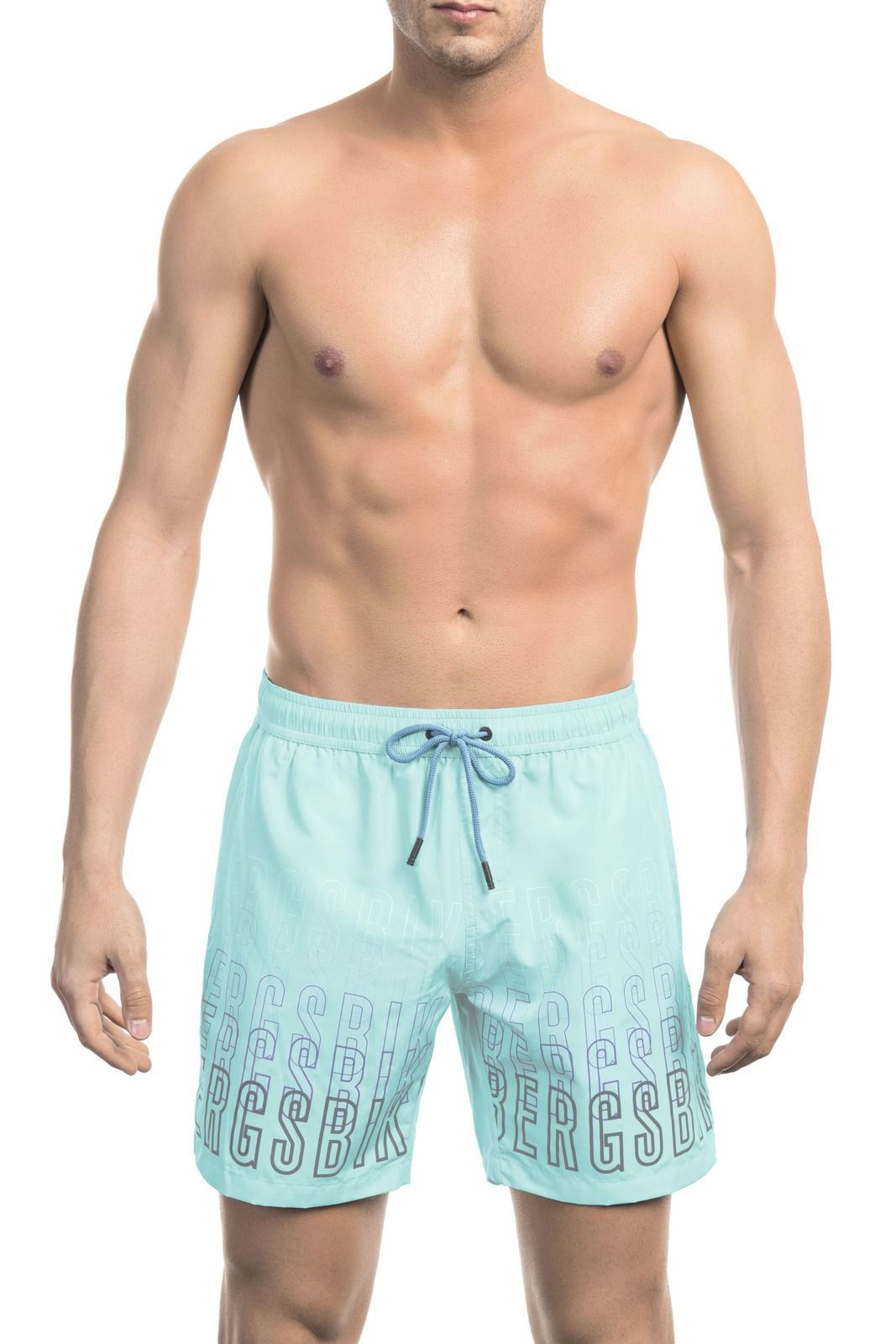 Bikkembergs Beachwear Men Swimwear Blue