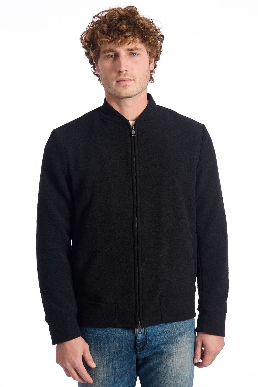 Roberto Pepe Luxury Men Jacket Black