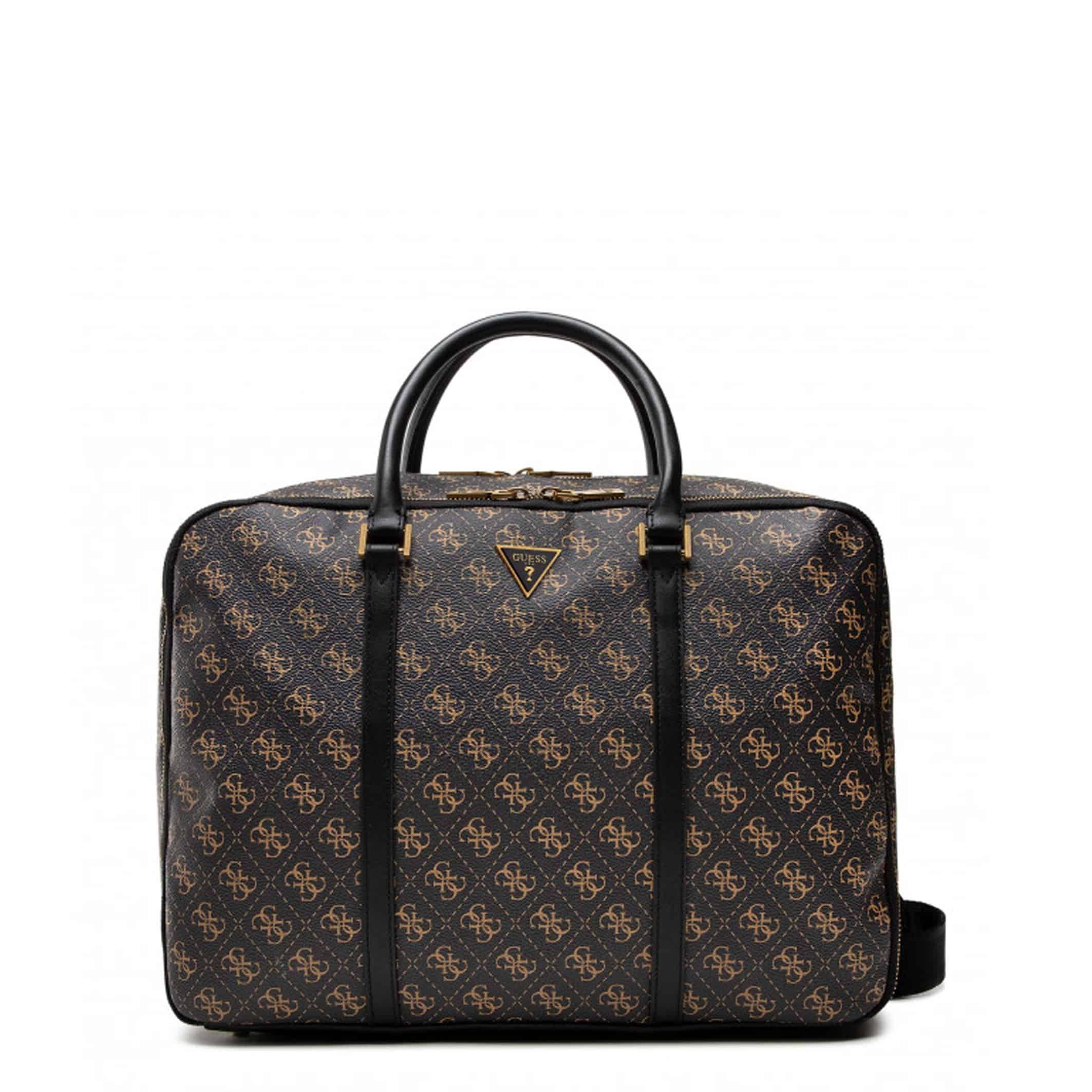 Guess Men Briefcase Brown