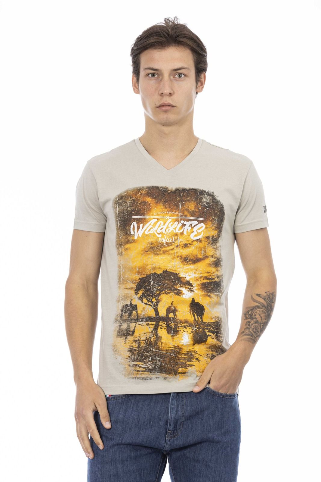 Trussardi Action Men T-Shirt Brown