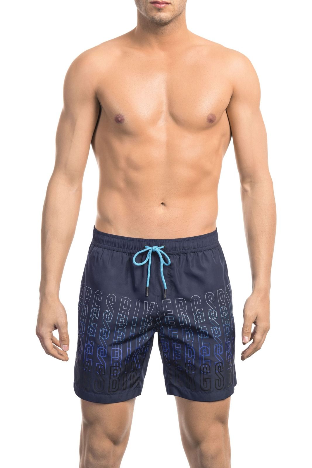 Bikkembergs Beachwear Men Swimwear Blue