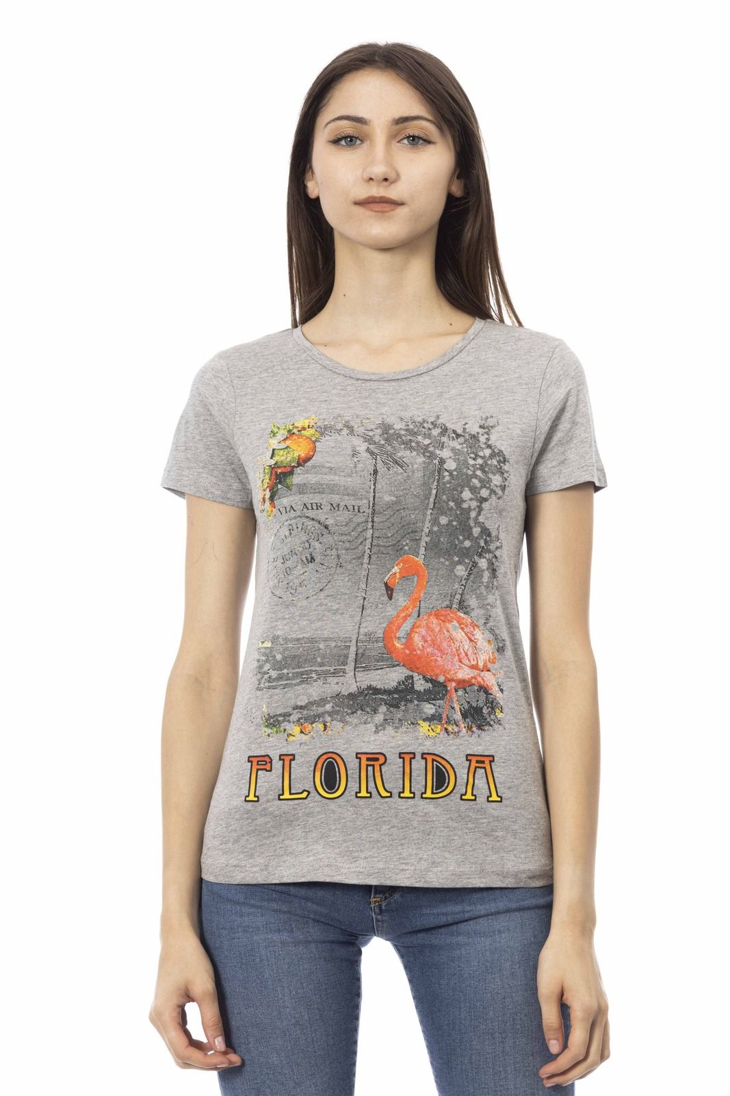 Trussardi Action Women T-Shirt Grey