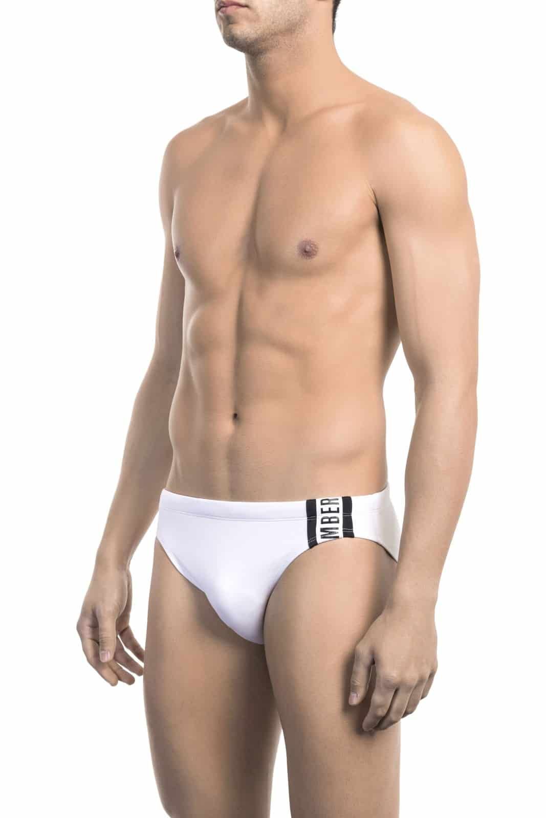 Bikkembergs Beachwear Men Swimwear White