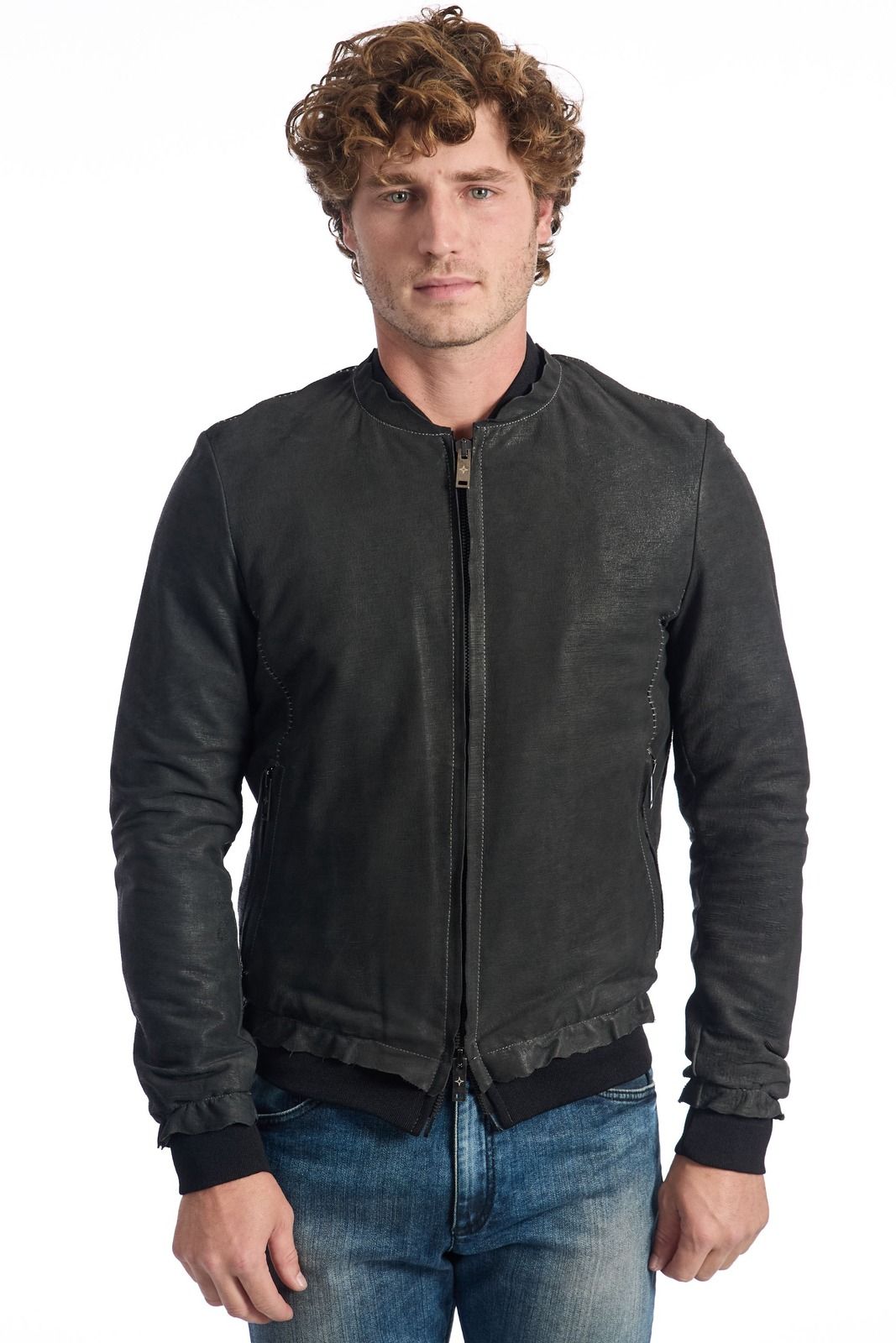 Roberto Pepe Luxury Men Jacket Grey
