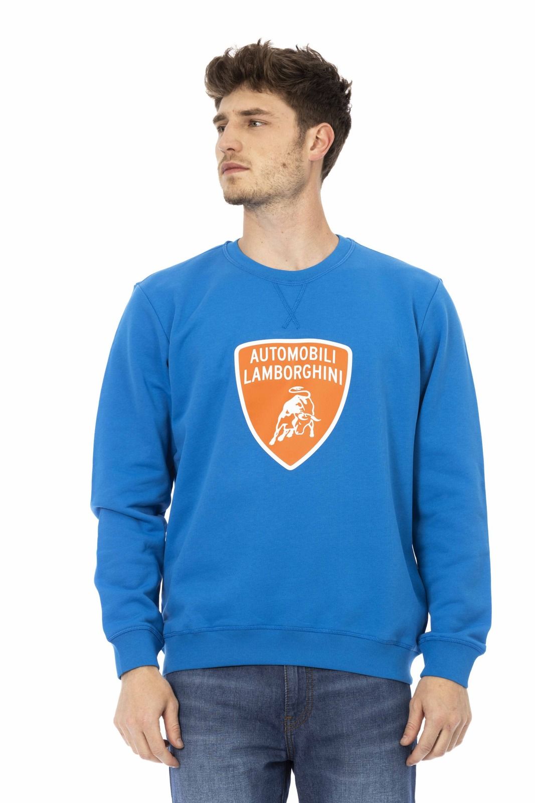 Automobili Lamborghini Men Sweatshirt Blue