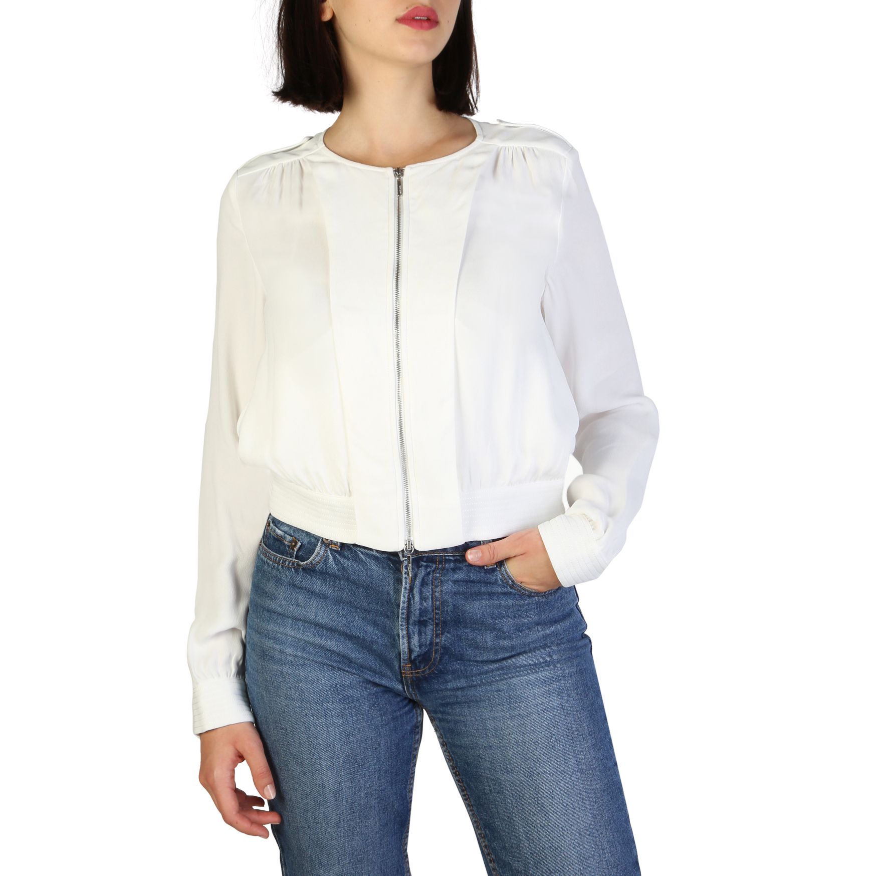 Armani Jeans Women Formal Jacket White