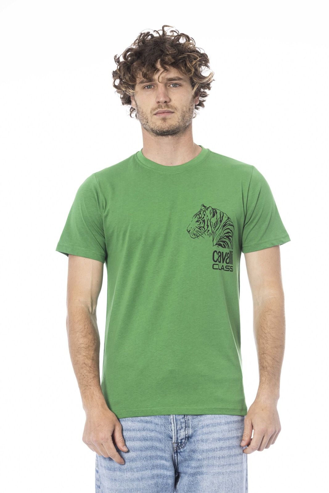 Cavalli Class Men T-Shirt Green