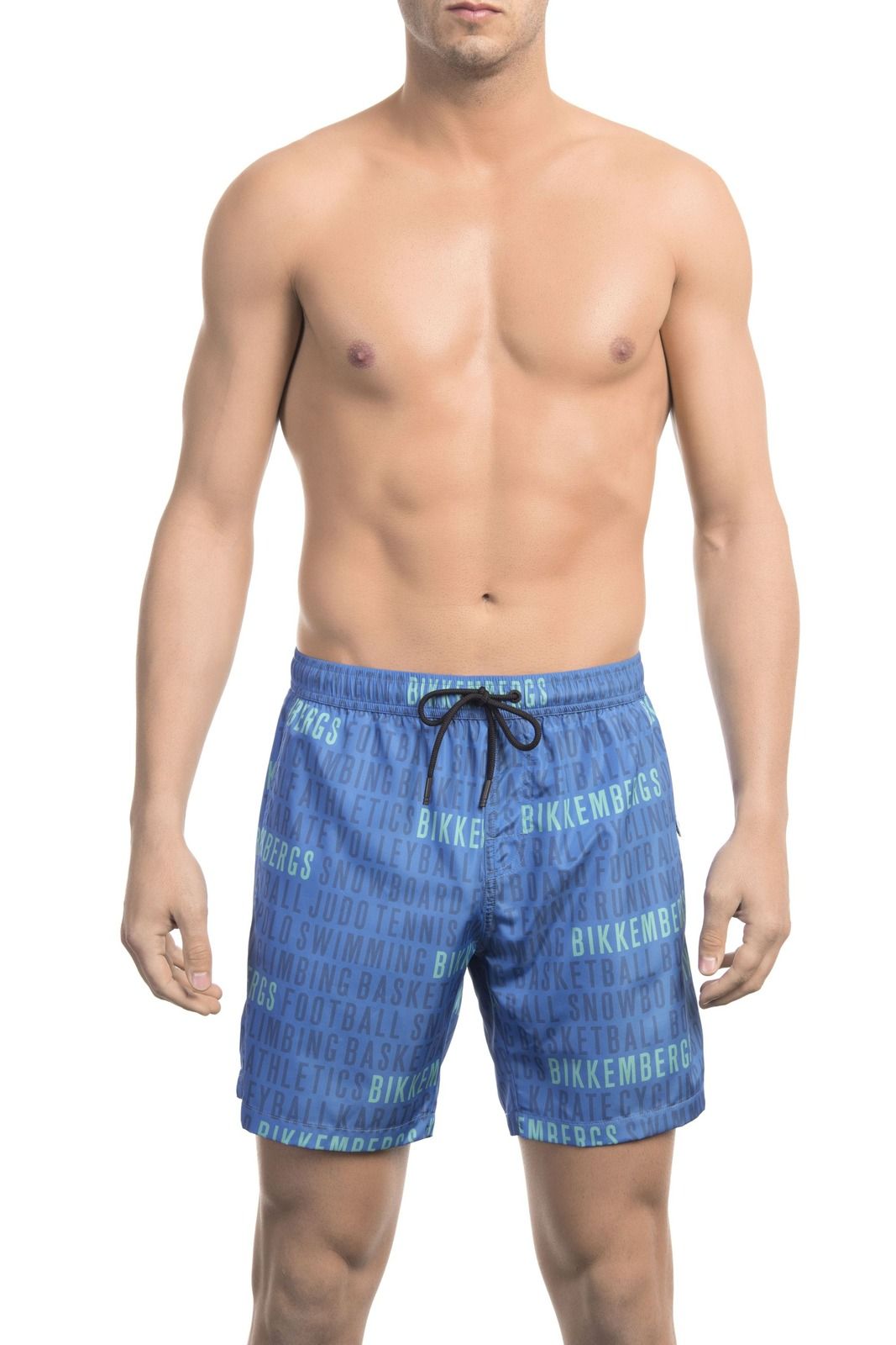Bikkembergs Beachwear Men Swimwear Blue
