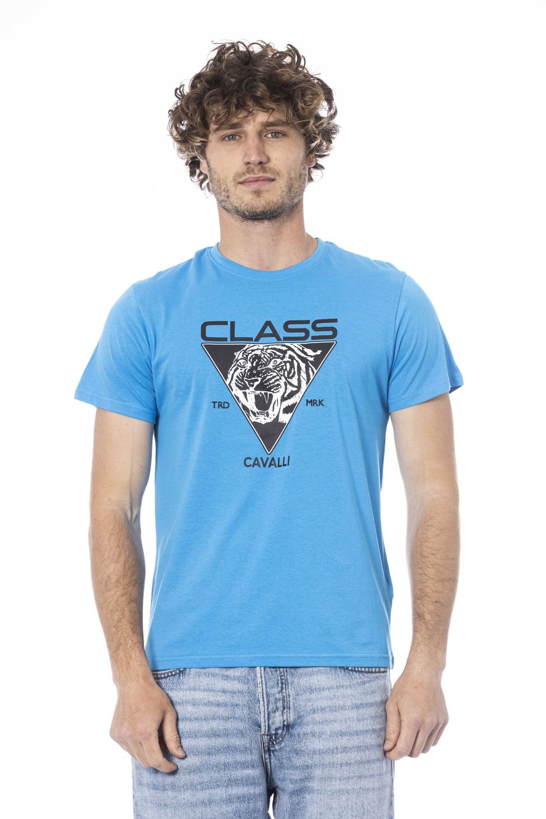 Cavalli Class Men T-Shirt Blue