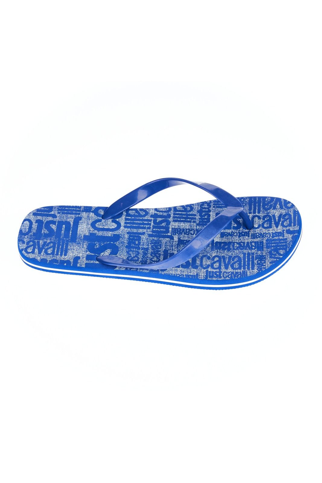 Just Cavalli Beachwear Men Flip Flops Blue