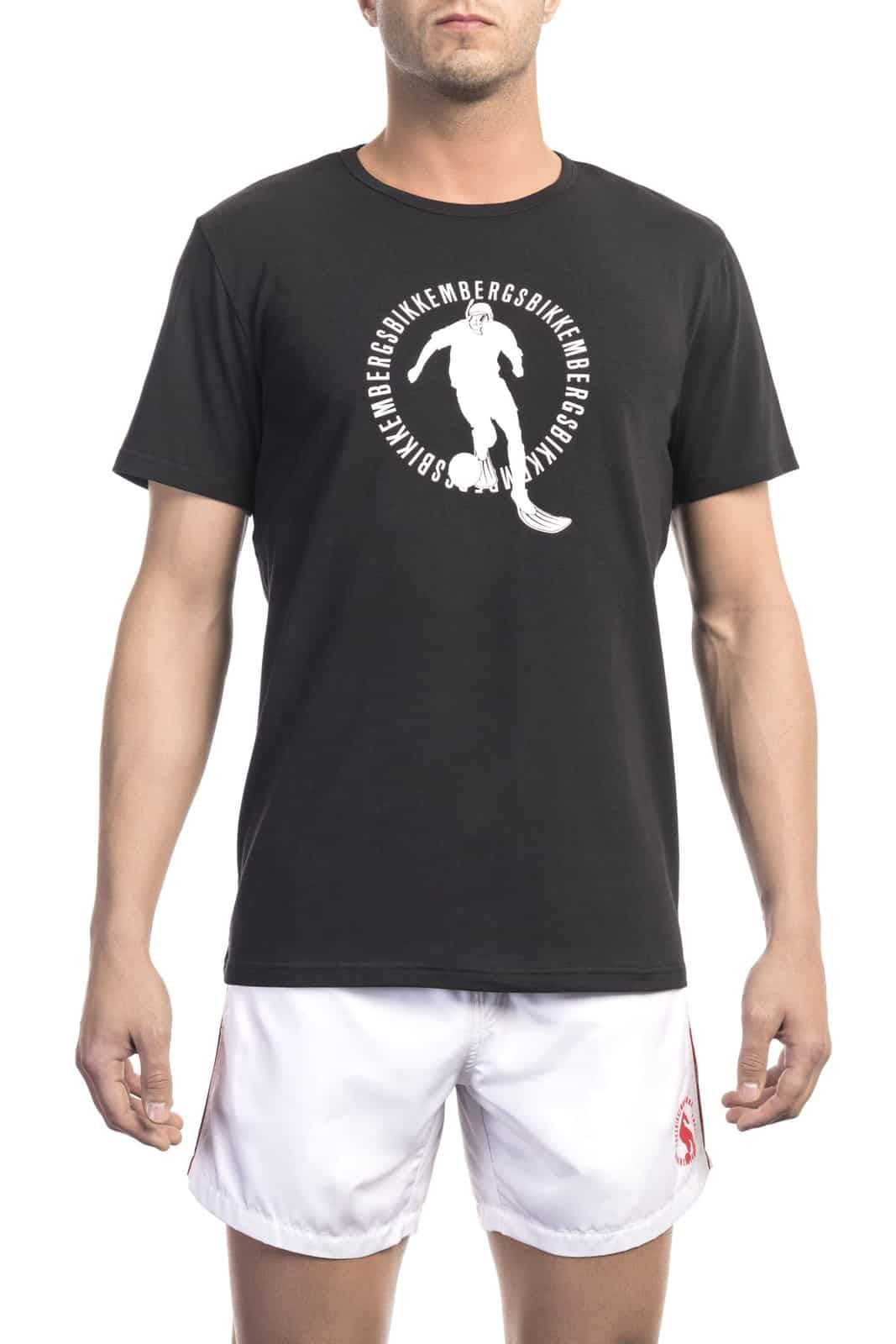 Bikkembergs Beachwear Men T-Shirt Black