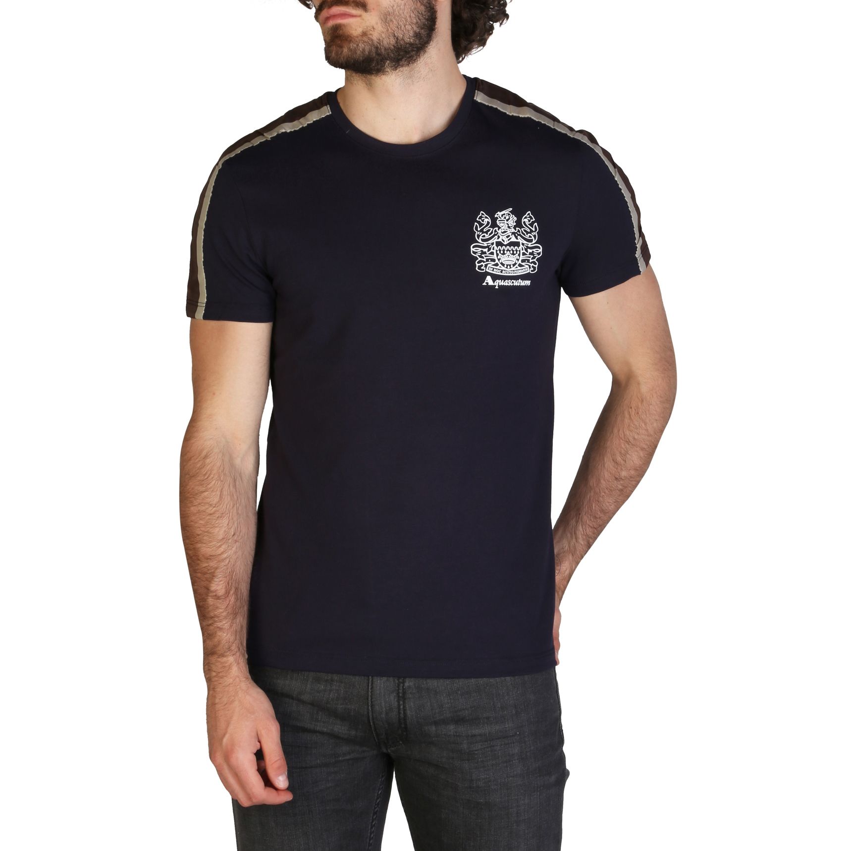 Aquascutum Men T-Shirt Blue