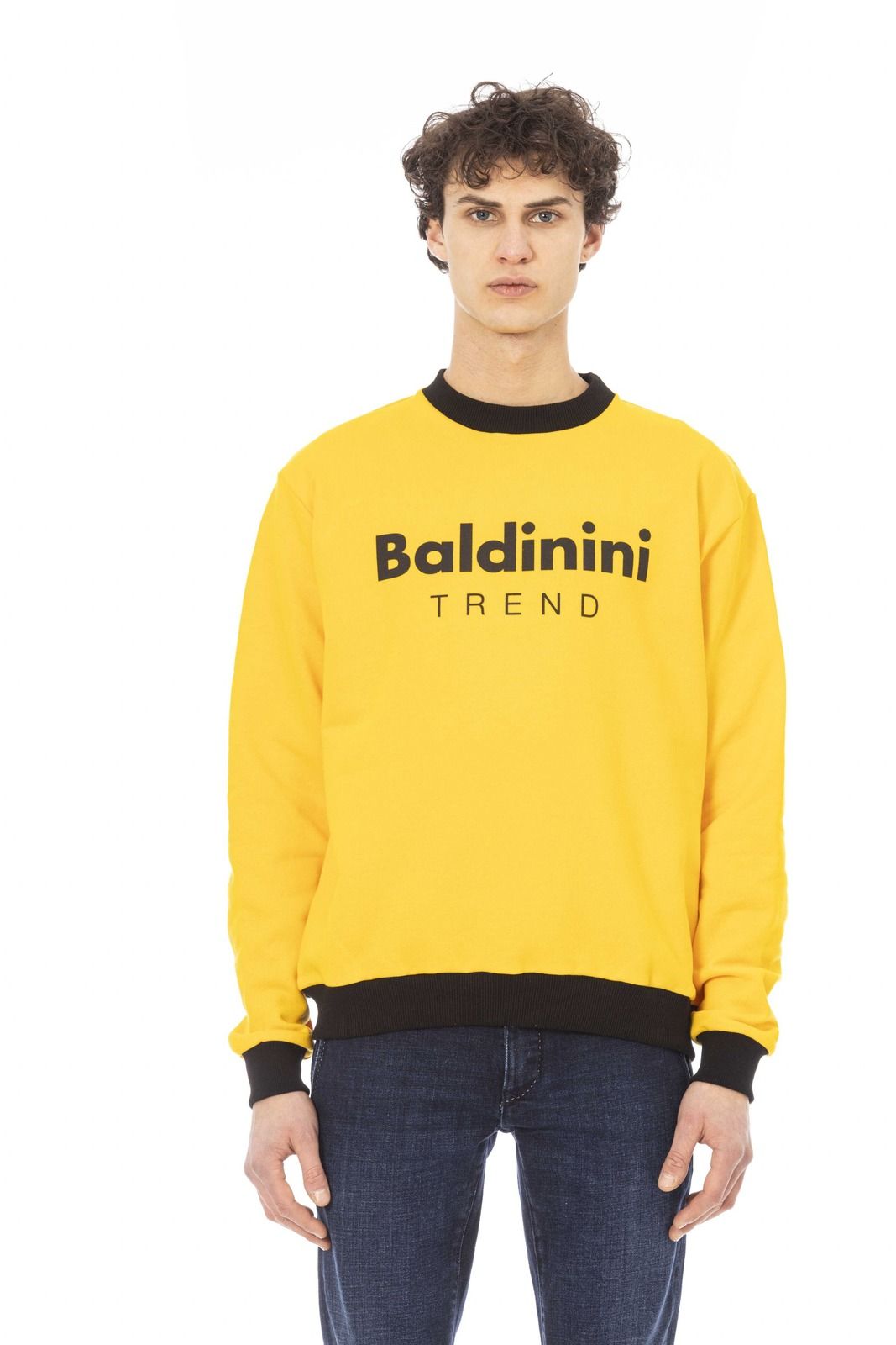 Baldinini Trend Men Sweatshirt Yellow